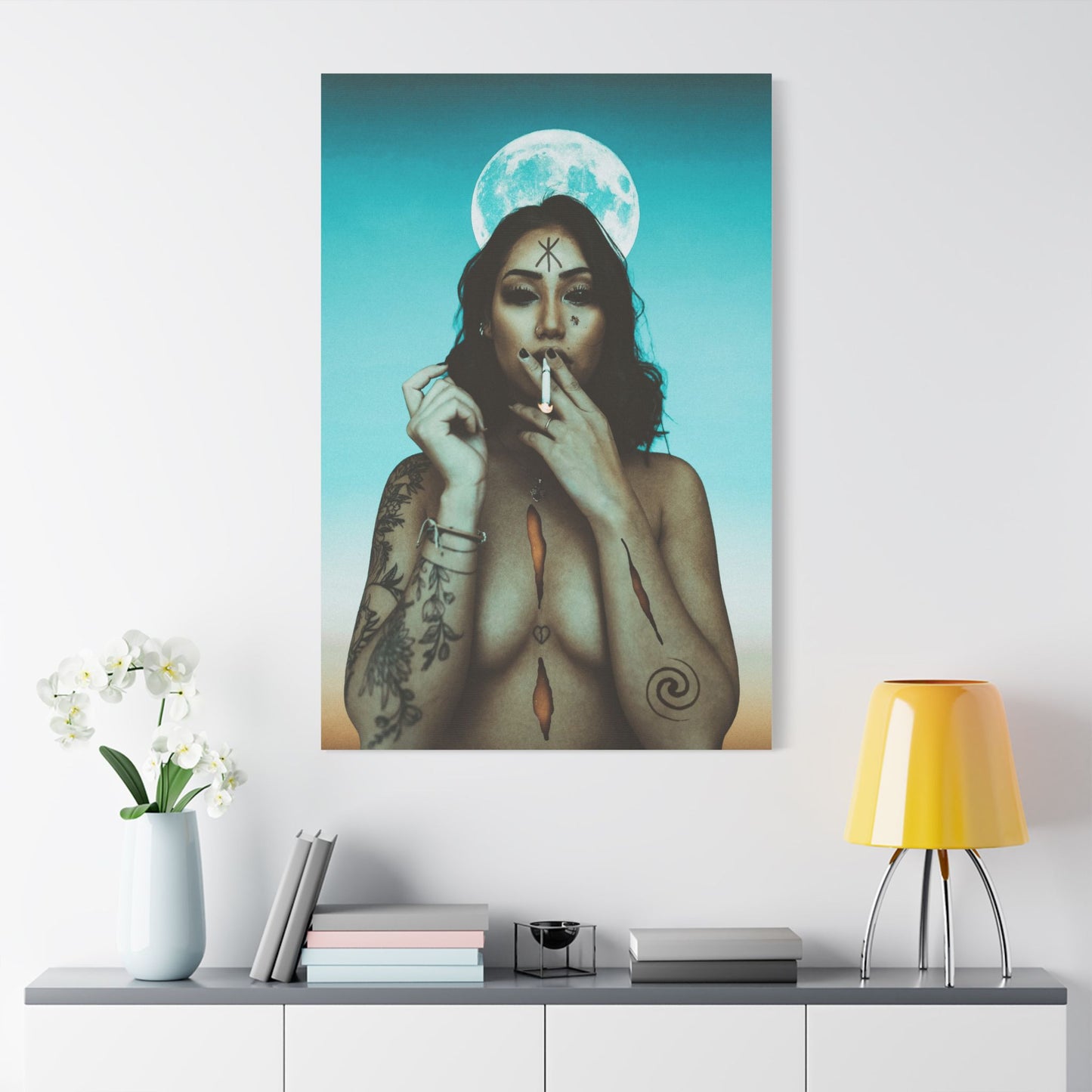 "Wounds of the Divine" – Limited Edition Canvas Fine Art Print by Felipe Hueb