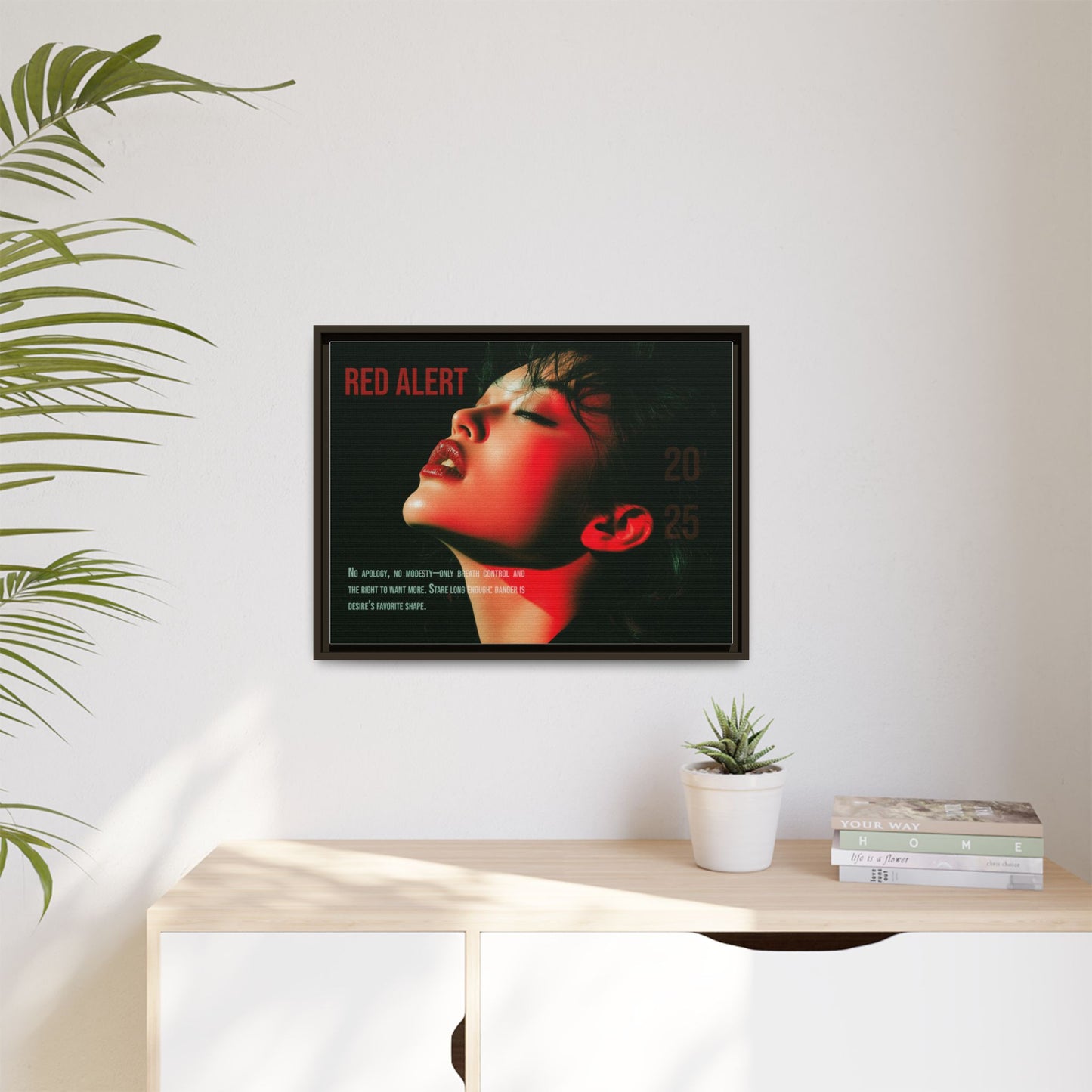 Bold Art Print, Framed Wall Decor, Modern Home Decoration, Inspirational Gift, Stylish Wall Art, Trendy Office Decor, Unique Artwork