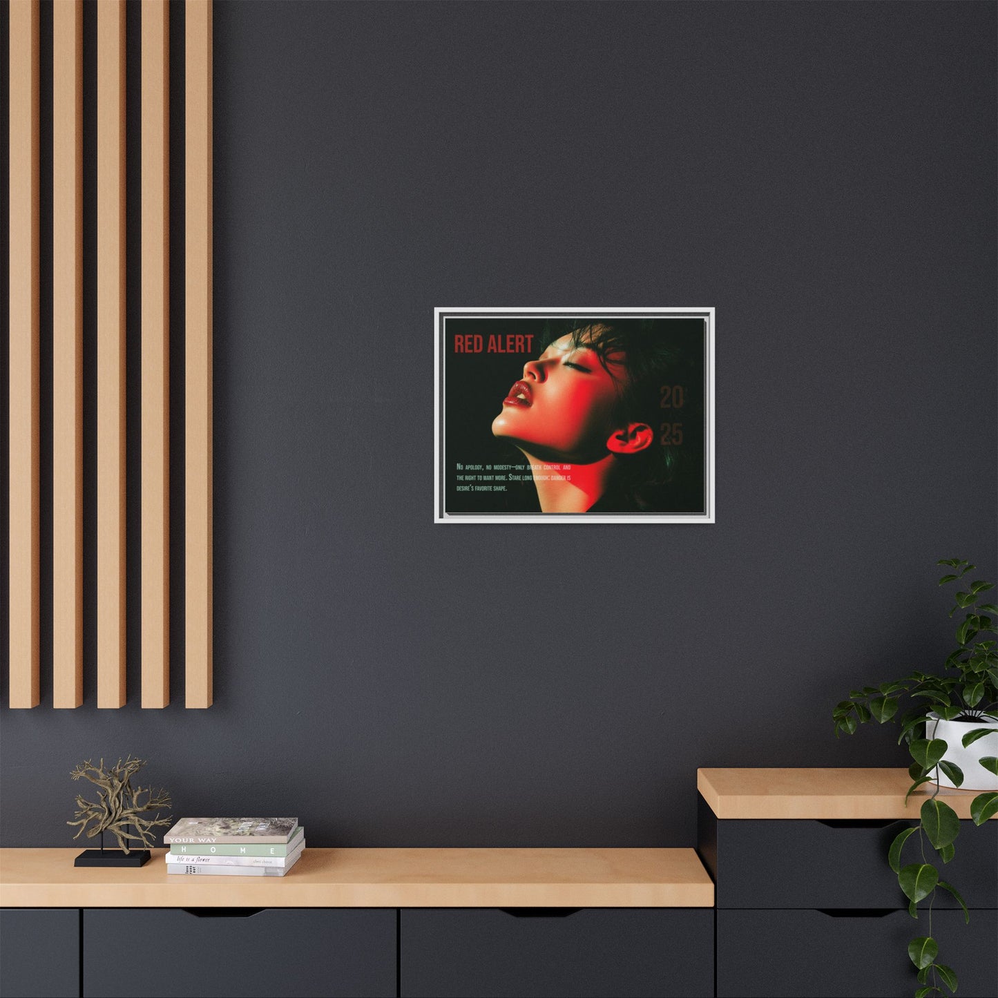 Bold Art Print, Framed Wall Decor, Modern Home Decoration, Inspirational Gift, Stylish Wall Art, Trendy Office Decor, Unique Artwork