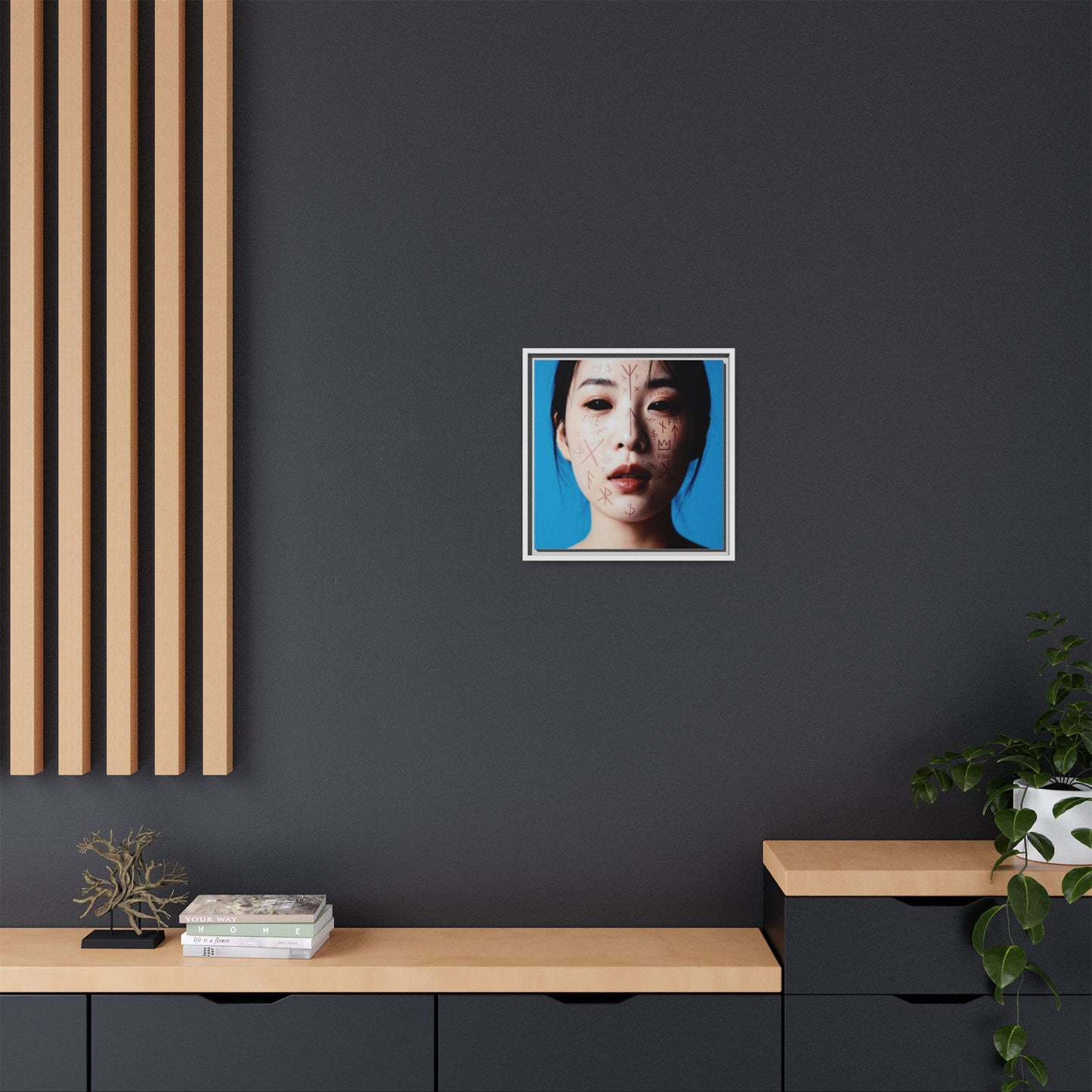 Framed Art Print, Modern Wall Decor, Abstract Home Decoration, Unique Gift Idea, Art for Living Room, Creative Wall Art