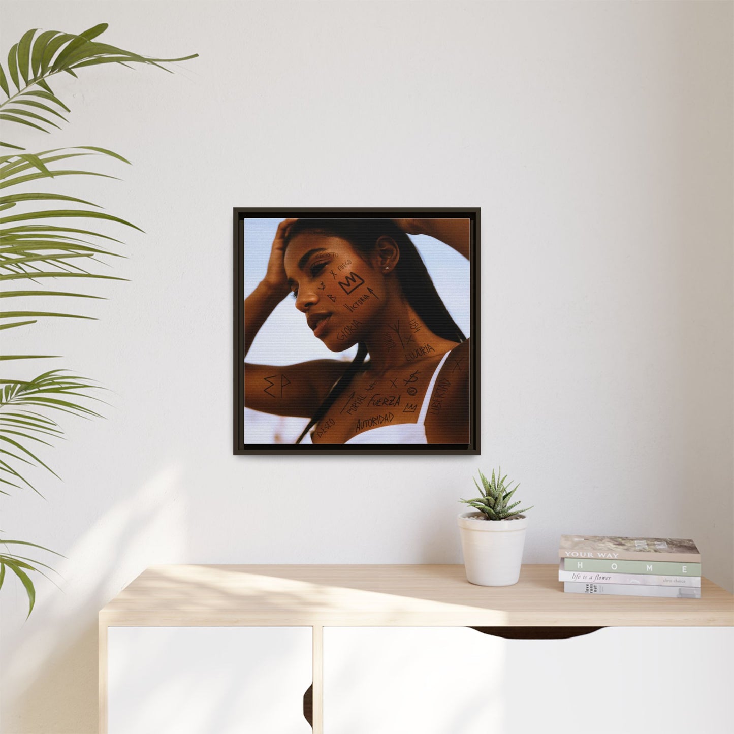 Framed Art Print, Bohemian Home Decor, Ethnic Wall Art, Unique Gifts for Her, Modern Aesthetic Artwork, Inspirational Decor