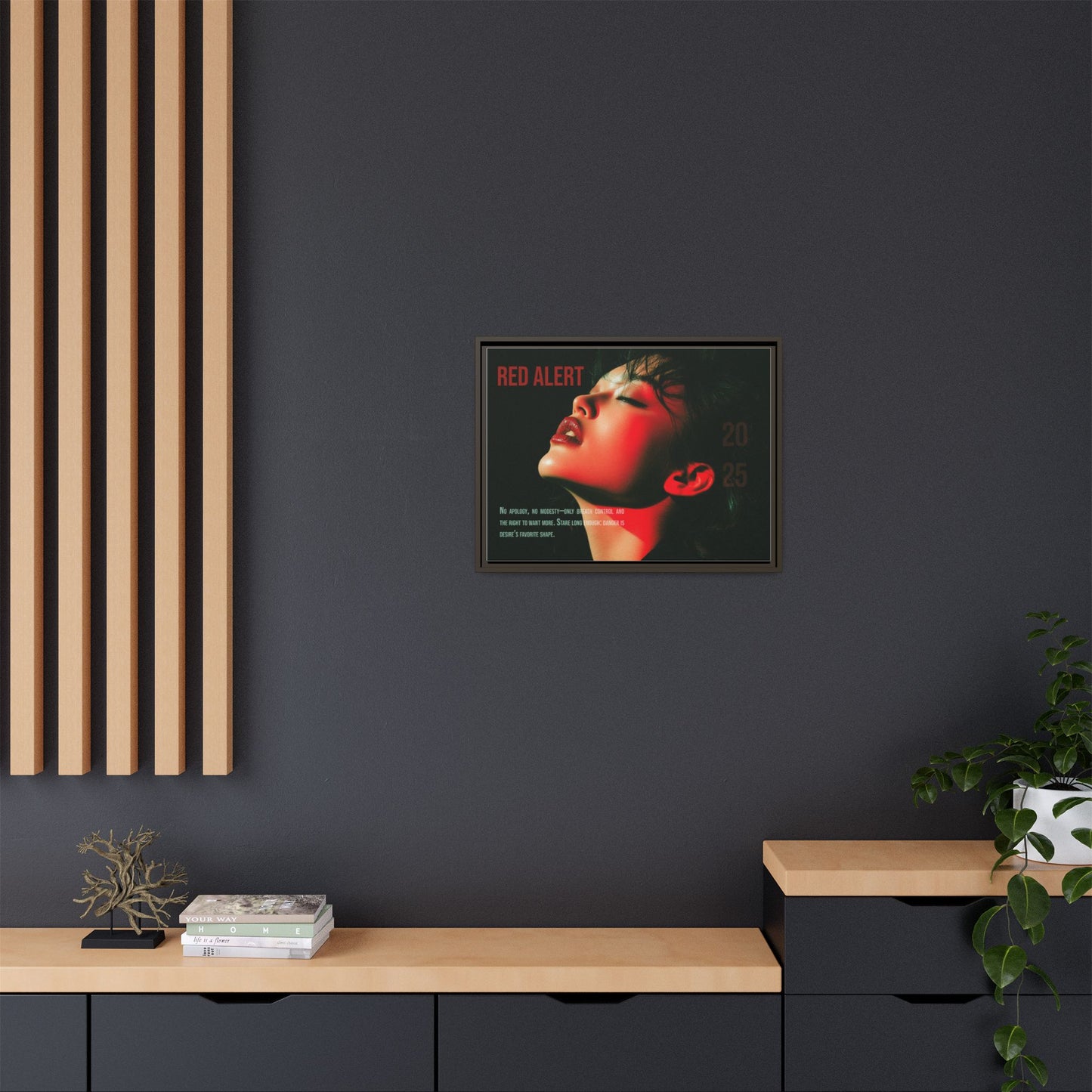 Bold Art Print, Framed Wall Decor, Modern Home Decoration, Inspirational Gift, Stylish Wall Art, Trendy Office Decor, Unique Artwork