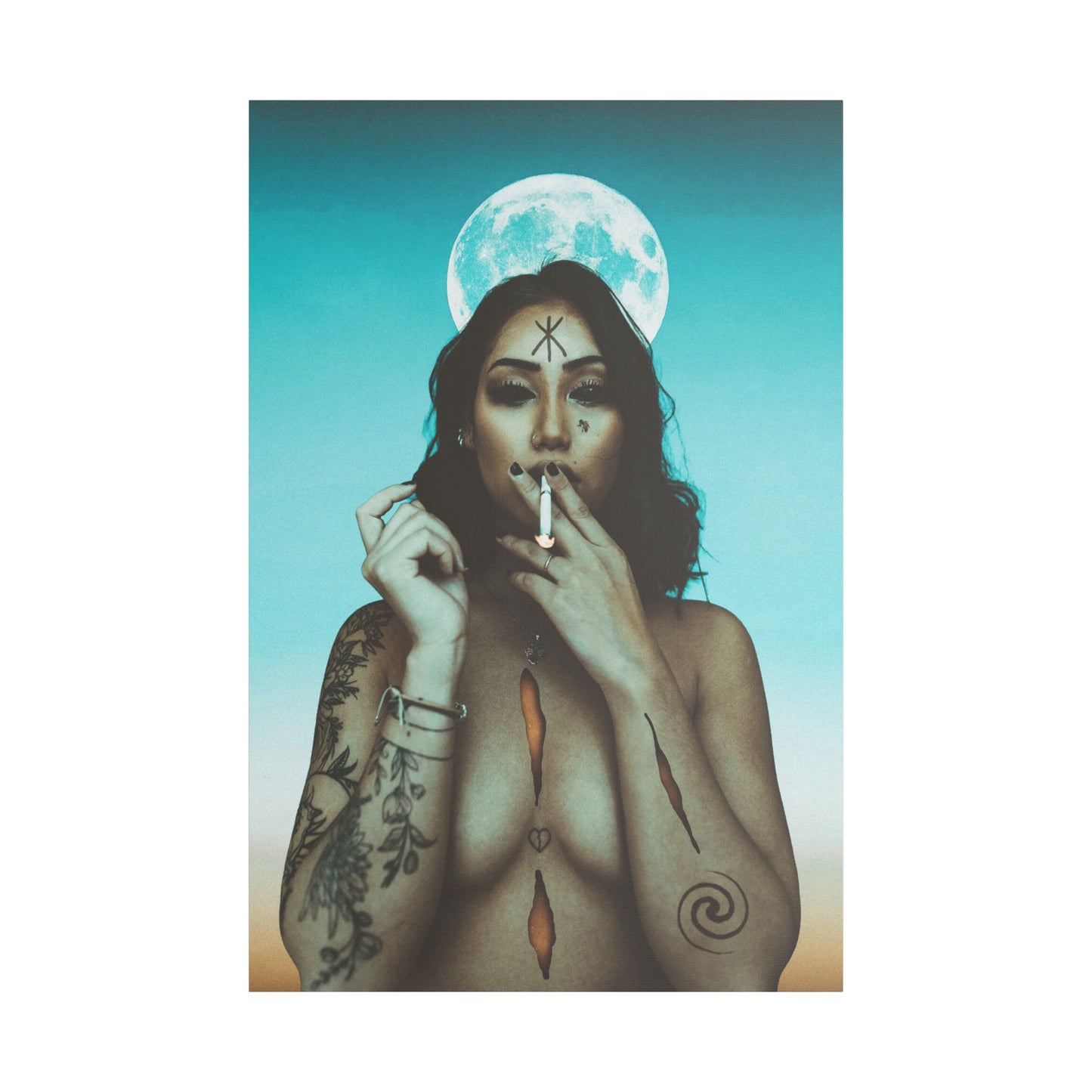 "Wounds of the Divine" – Limited Edition Canvas Fine Art Print by Felipe Hueb
