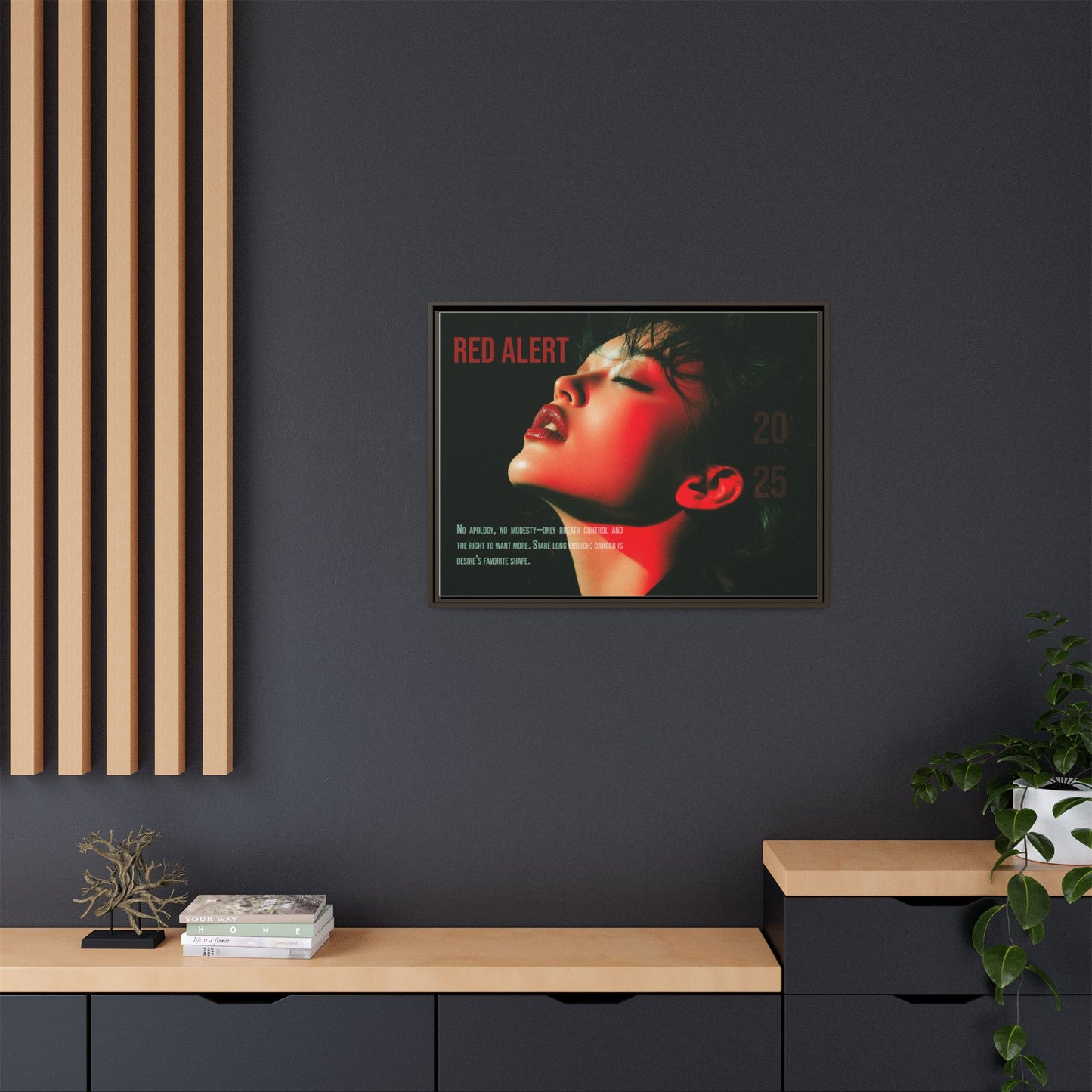 Bold Art Print, Framed Wall Decor, Modern Home Decoration, Inspirational Gift, Stylish Wall Art, Trendy Office Decor, Unique Artwork