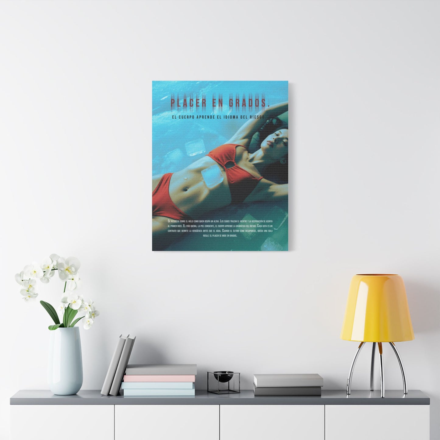 Satin Canvas Art Print, Stretched Wall Decor for Home, Vibrant Artwork, Gift for Art Lovers, Inspired by Relaxation