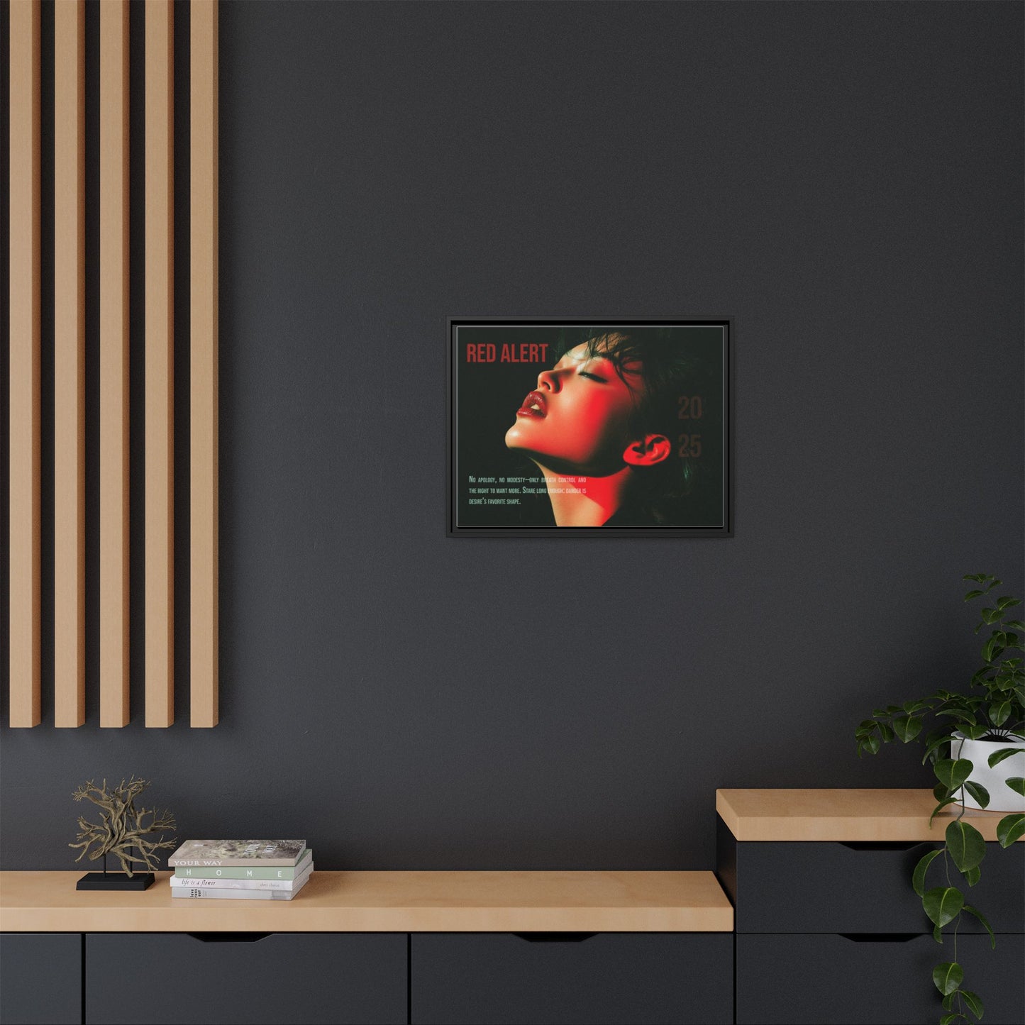Bold Art Print, Framed Wall Decor, Modern Home Decoration, Inspirational Gift, Stylish Wall Art, Trendy Office Decor, Unique Artwork