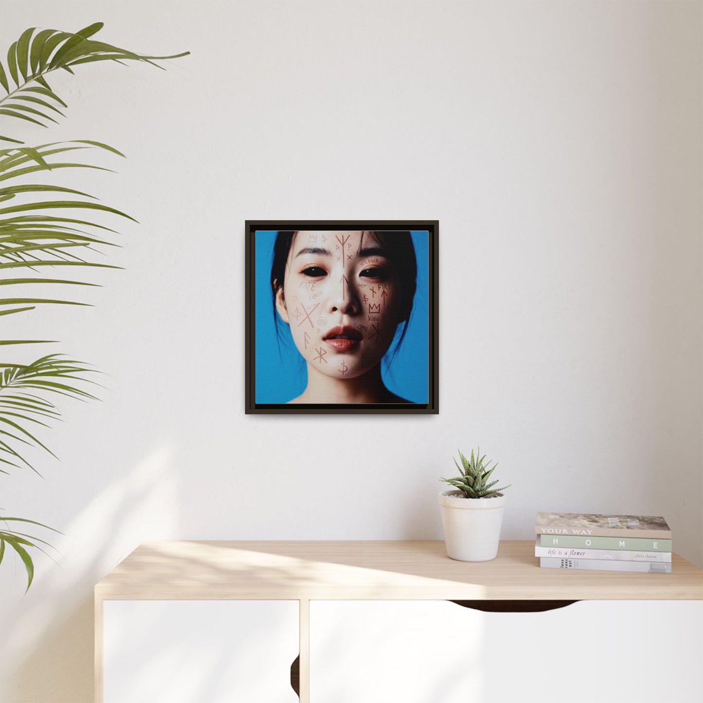 Framed Art Print, Modern Wall Decor, Abstract Home Decoration, Unique Gift Idea, Art for Living Room, Creative Wall Art