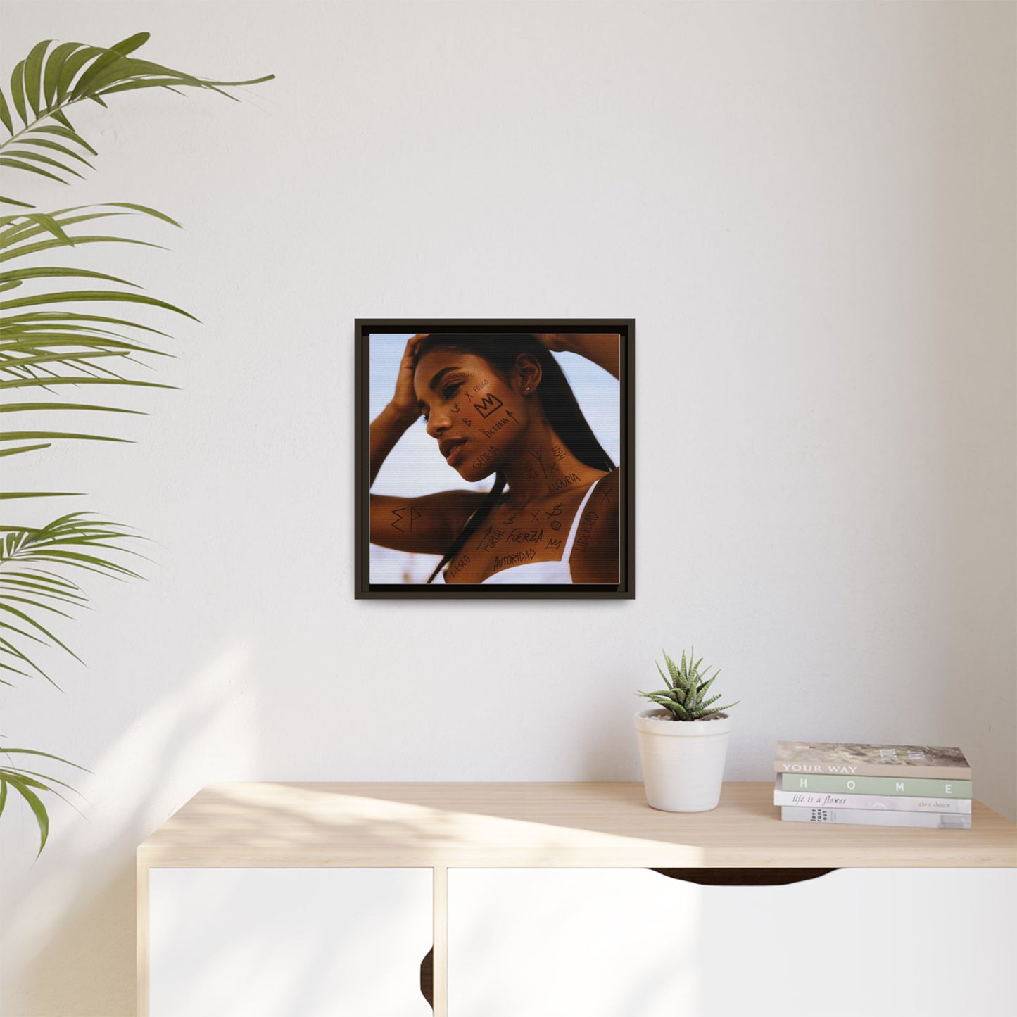 Framed Art Print, Bohemian Home Decor, Ethnic Wall Art, Unique Gifts for Her, Modern Aesthetic Artwork, Inspirational Decor