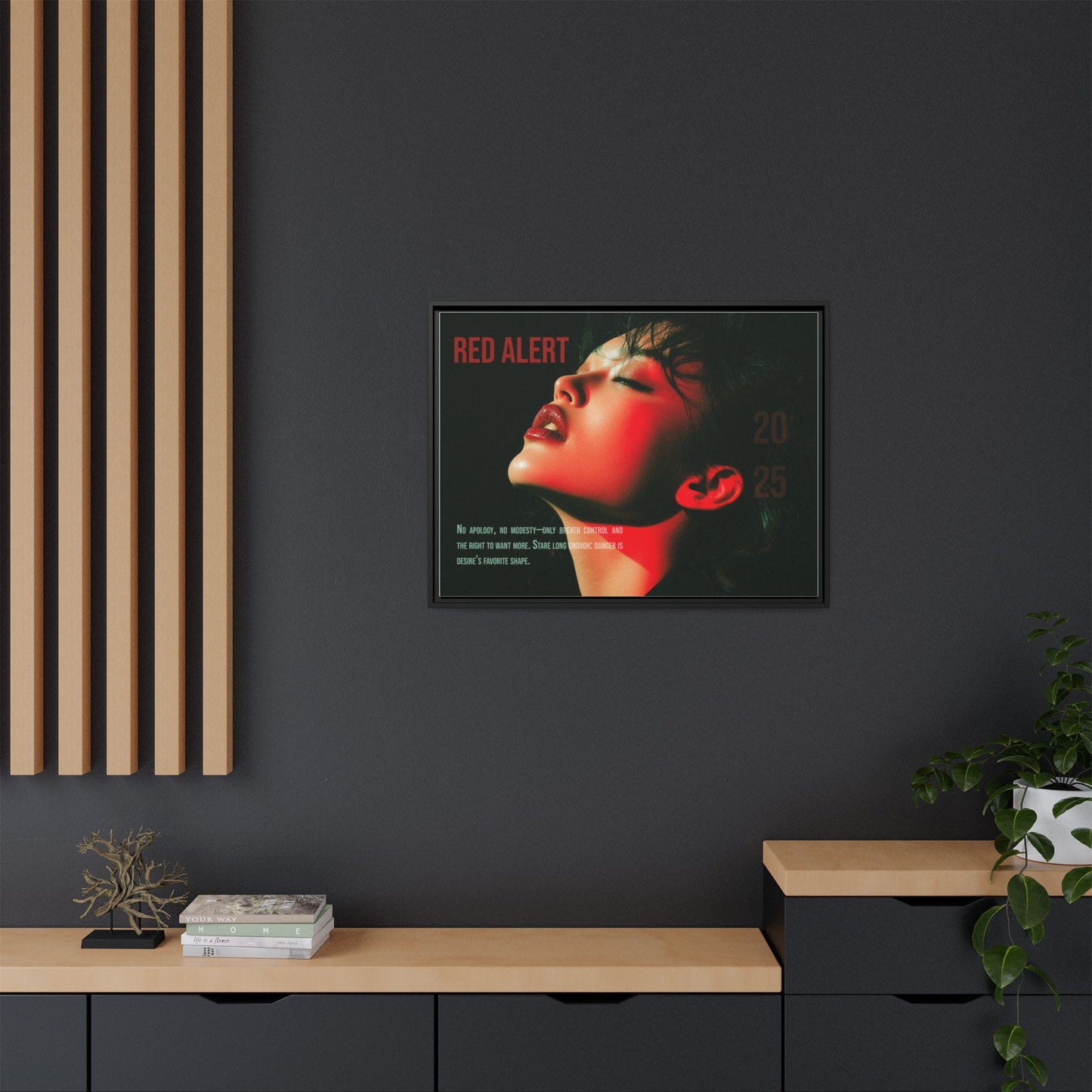 Bold Art Print, Framed Wall Decor, Modern Home Decoration, Inspirational Gift, Stylish Wall Art, Trendy Office Decor, Unique Artwork