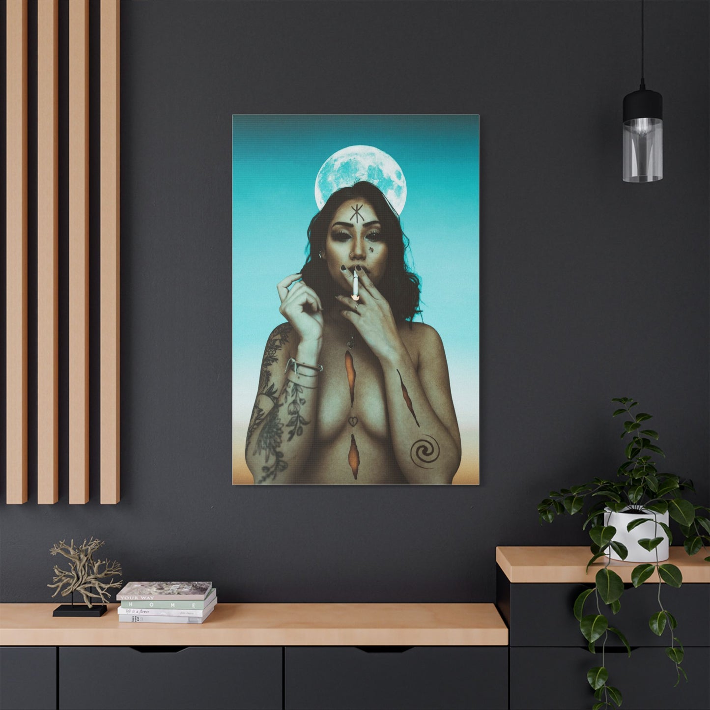 "Wounds of the Divine" – Limited Edition Canvas Fine Art Print by Felipe Hueb