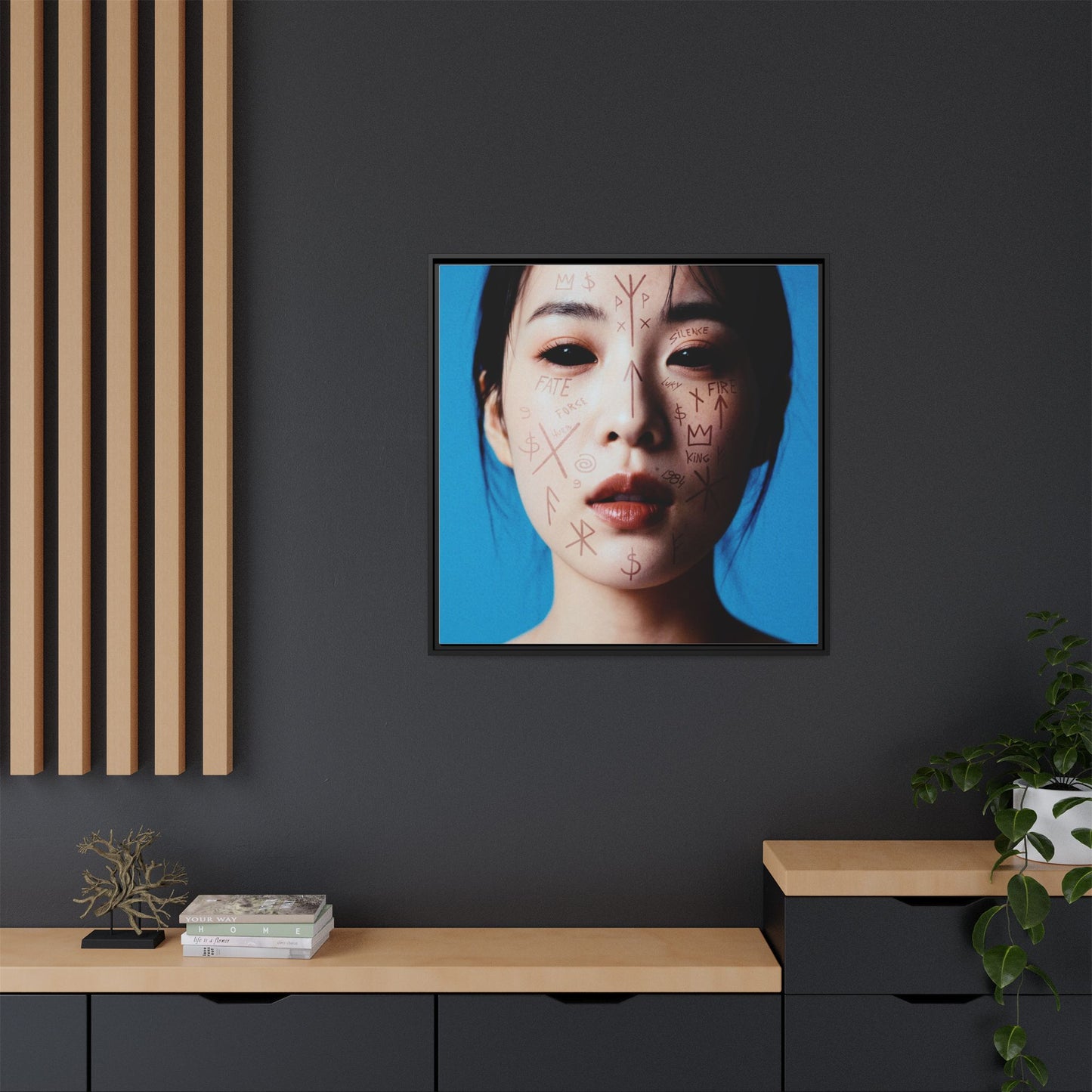Framed Art Print, Modern Wall Decor, Abstract Home Decoration, Unique Gift Idea, Art for Living Room, Creative Wall Art