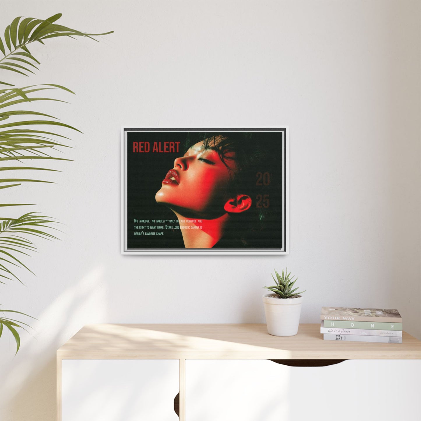 Bold Art Print, Framed Wall Decor, Modern Home Decoration, Inspirational Gift, Stylish Wall Art, Trendy Office Decor, Unique Artwork
