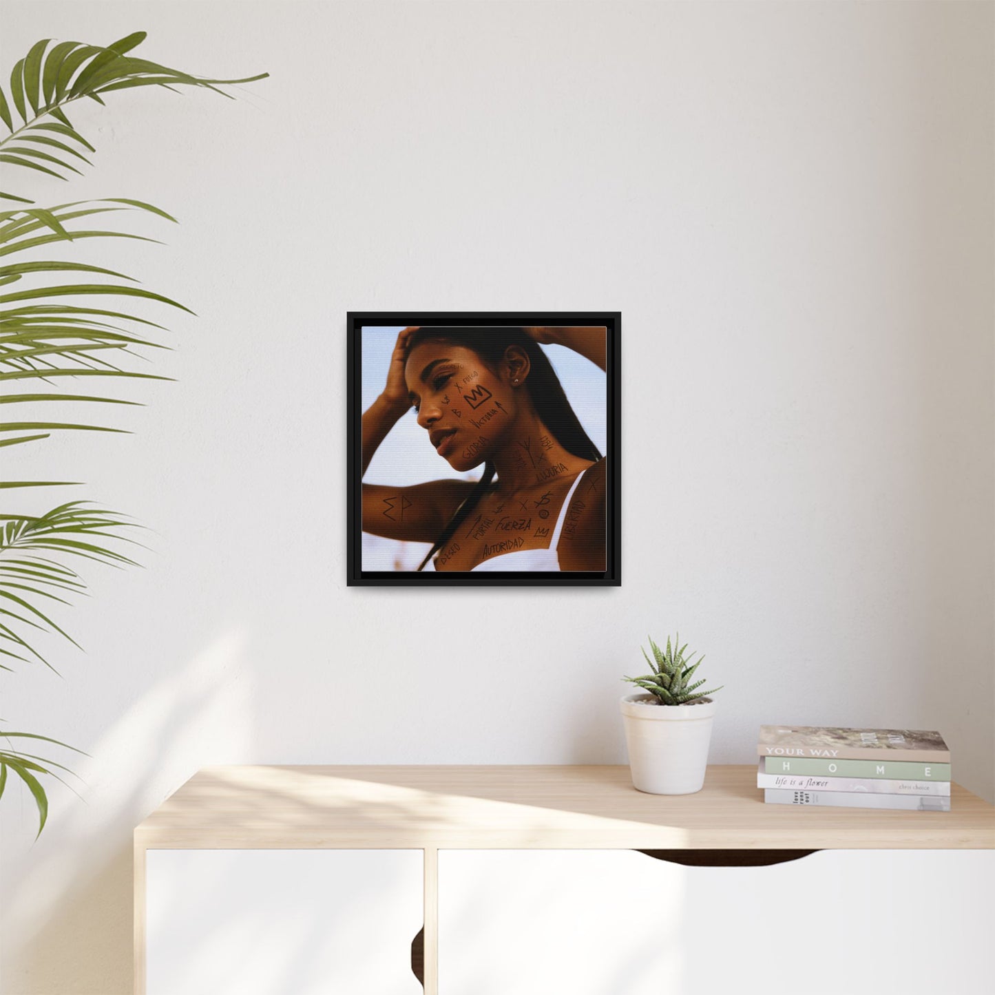 Framed Art Print, Bohemian Home Decor, Ethnic Wall Art, Unique Gifts for Her, Modern Aesthetic Artwork, Inspirational Decor