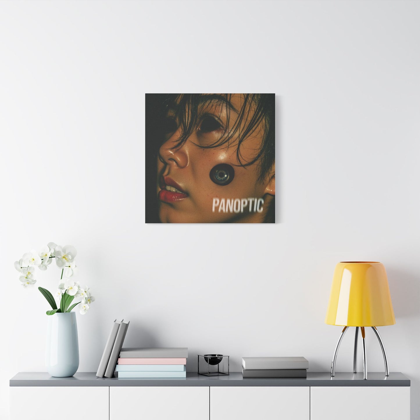 PANOPTIC — Surveillance is the New Religion - Stylish Wall Art Print, Modern Home Decor, PANOPTIC Themed Canvas, Unique Art for Gifts, Trendy Design for Living Room, Art Lovers