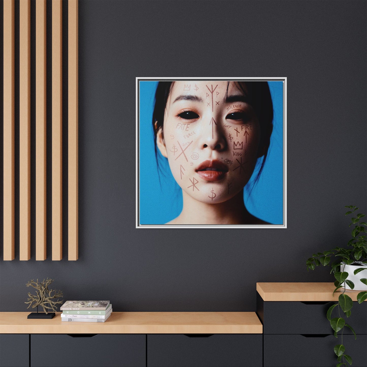 Framed Art Print, Modern Wall Decor, Abstract Home Decoration, Unique Gift Idea, Art for Living Room, Creative Wall Art