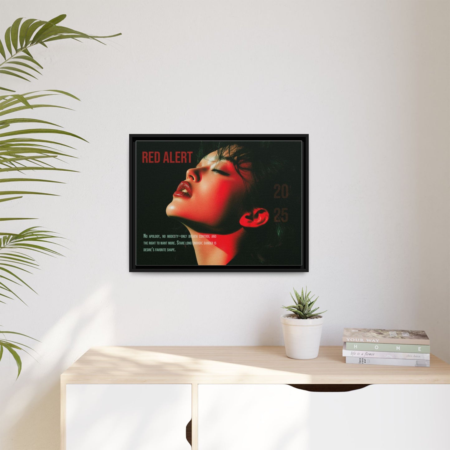 Bold Art Print, Framed Wall Decor, Modern Home Decoration, Inspirational Gift, Stylish Wall Art, Trendy Office Decor, Unique Artwork