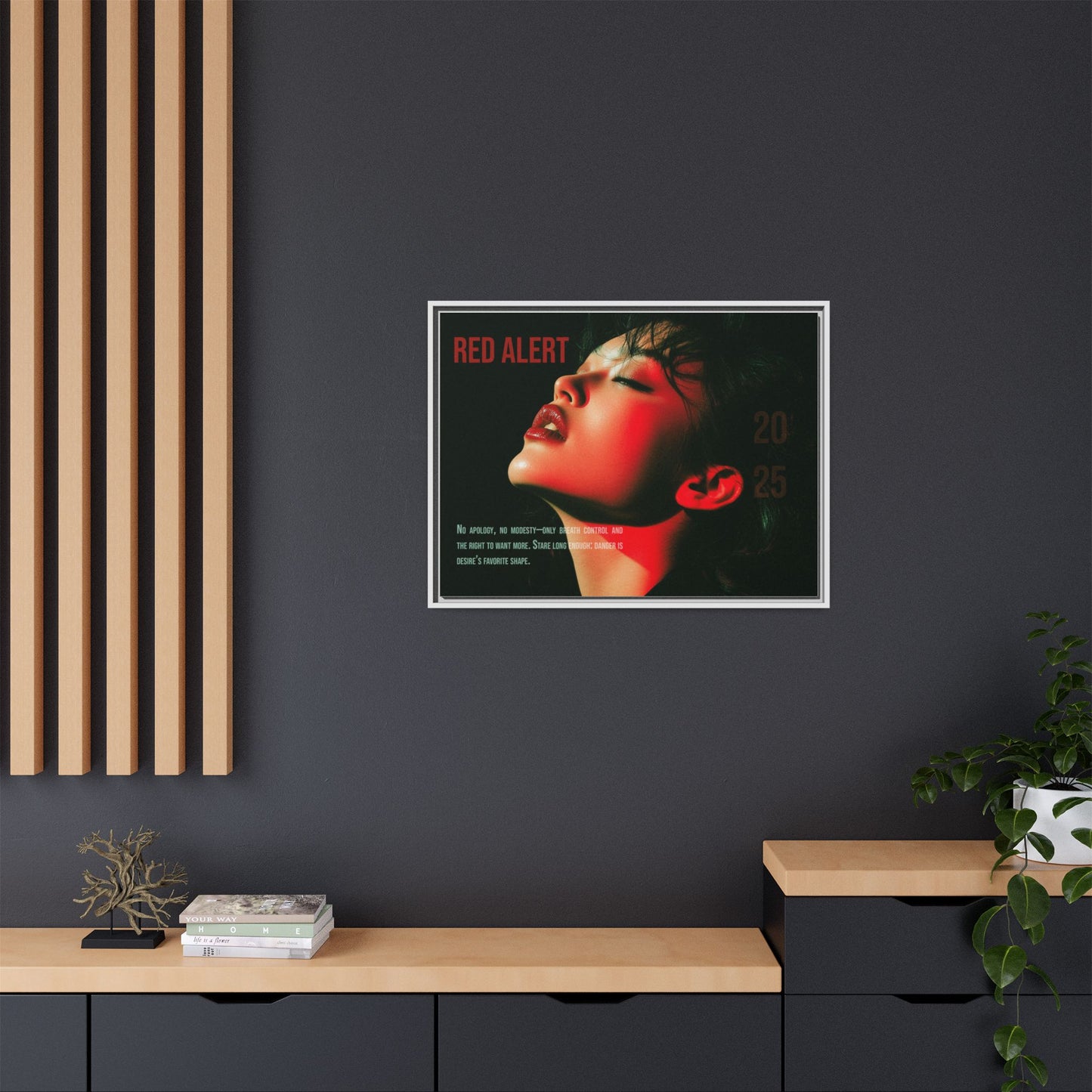 Bold Art Print, Framed Wall Decor, Modern Home Decoration, Inspirational Gift, Stylish Wall Art, Trendy Office Decor, Unique Artwork
