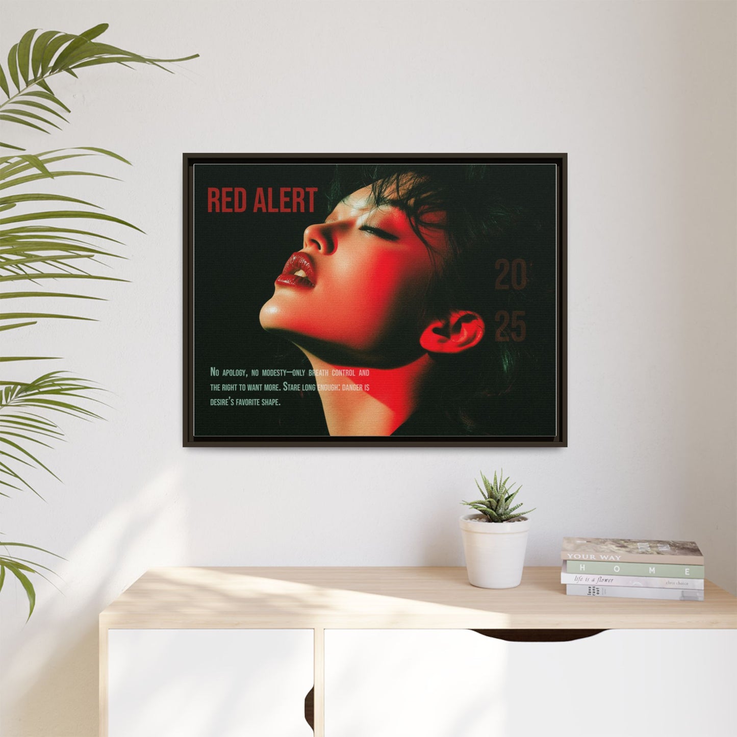 Bold Art Print, Framed Wall Decor, Modern Home Decoration, Inspirational Gift, Stylish Wall Art, Trendy Office Decor, Unique Artwork