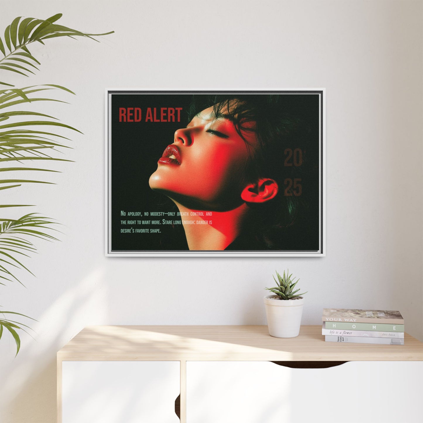 Bold Art Print, Framed Wall Decor, Modern Home Decoration, Inspirational Gift, Stylish Wall Art, Trendy Office Decor, Unique Artwork
