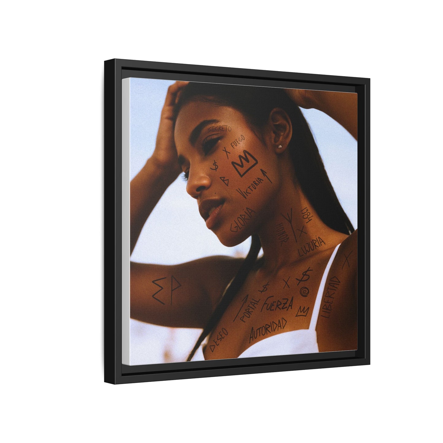 Framed Art Print, Bohemian Home Decor, Ethnic Wall Art, Unique Gifts for Her, Modern Aesthetic Artwork, Inspirational Decor