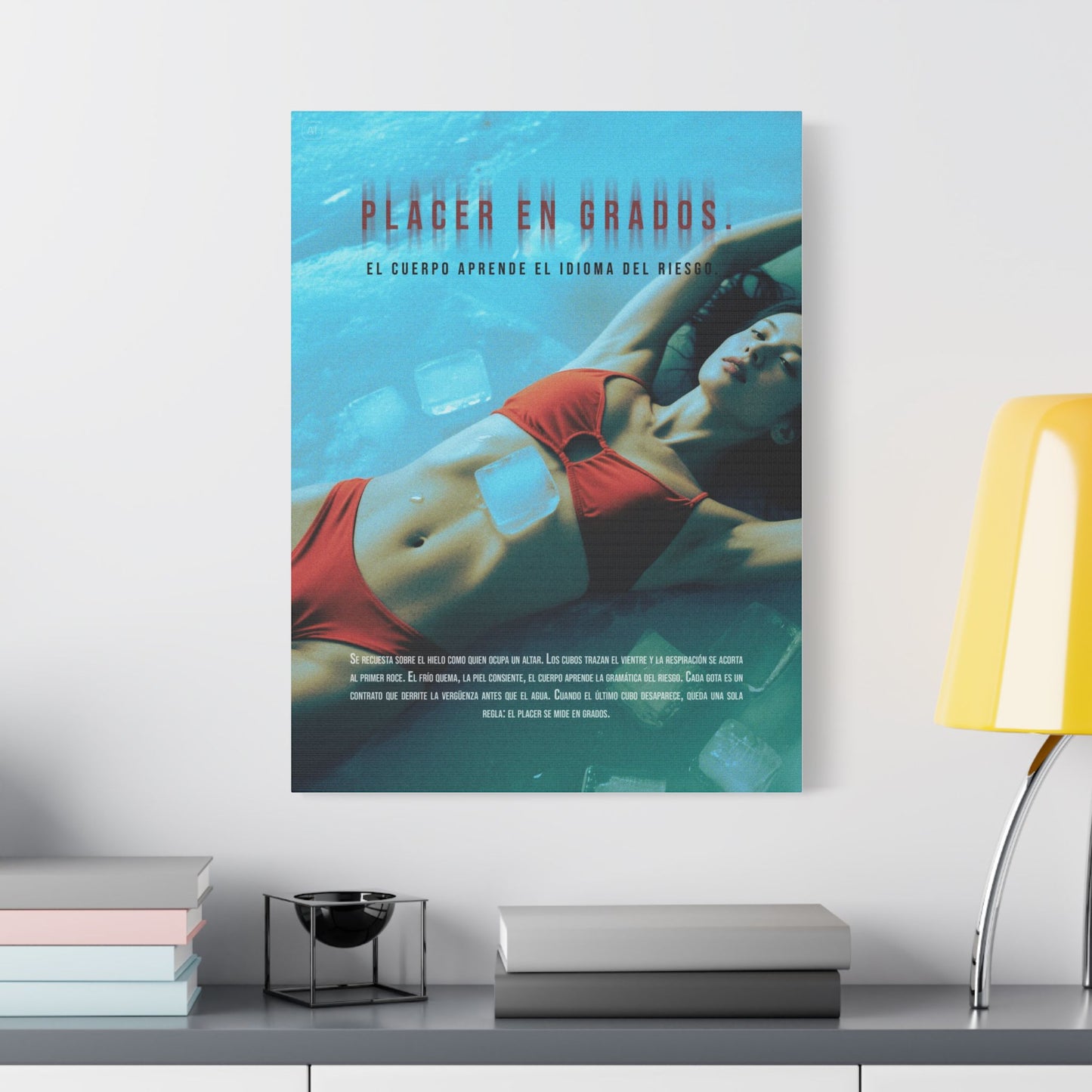 Satin Canvas Art Print, Stretched Wall Decor for Home, Vibrant Artwork, Gift for Art Lovers, Inspired by Relaxation