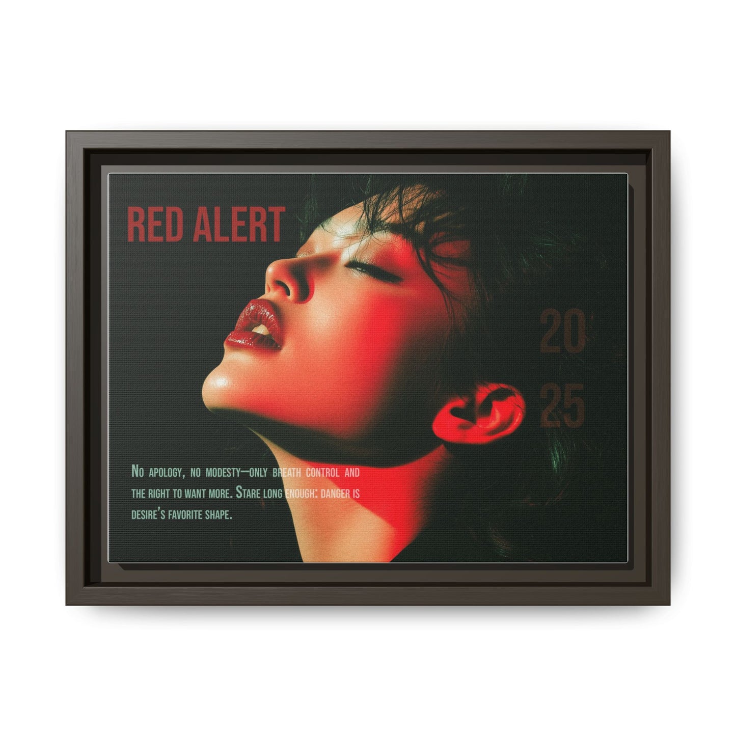 Bold Art Print, Framed Wall Decor, Modern Home Decoration, Inspirational Gift, Stylish Wall Art, Trendy Office Decor, Unique Artwork