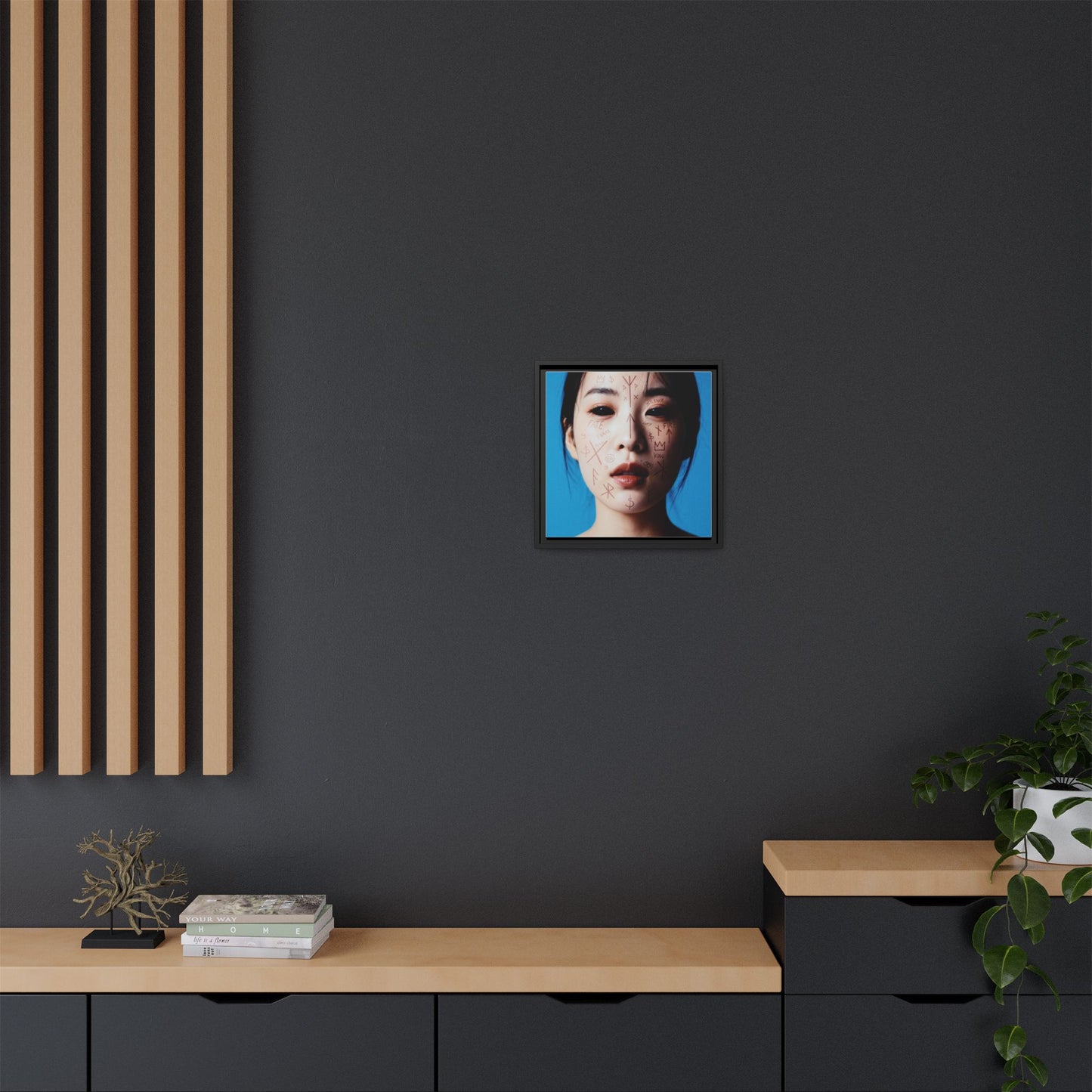 Framed Art Print, Modern Wall Decor, Abstract Home Decoration, Unique Gift Idea, Art for Living Room, Creative Wall Art