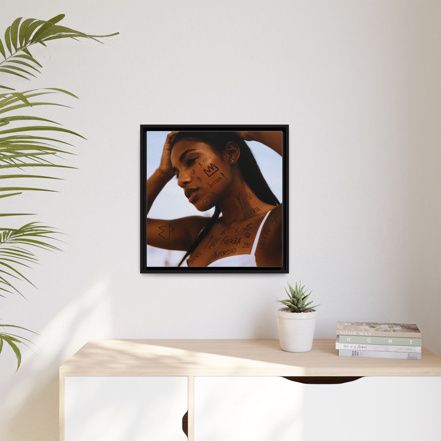 Framed Art Print, Bohemian Home Decor, Ethnic Wall Art, Unique Gifts for Her, Modern Aesthetic Artwork, Inspirational Decor