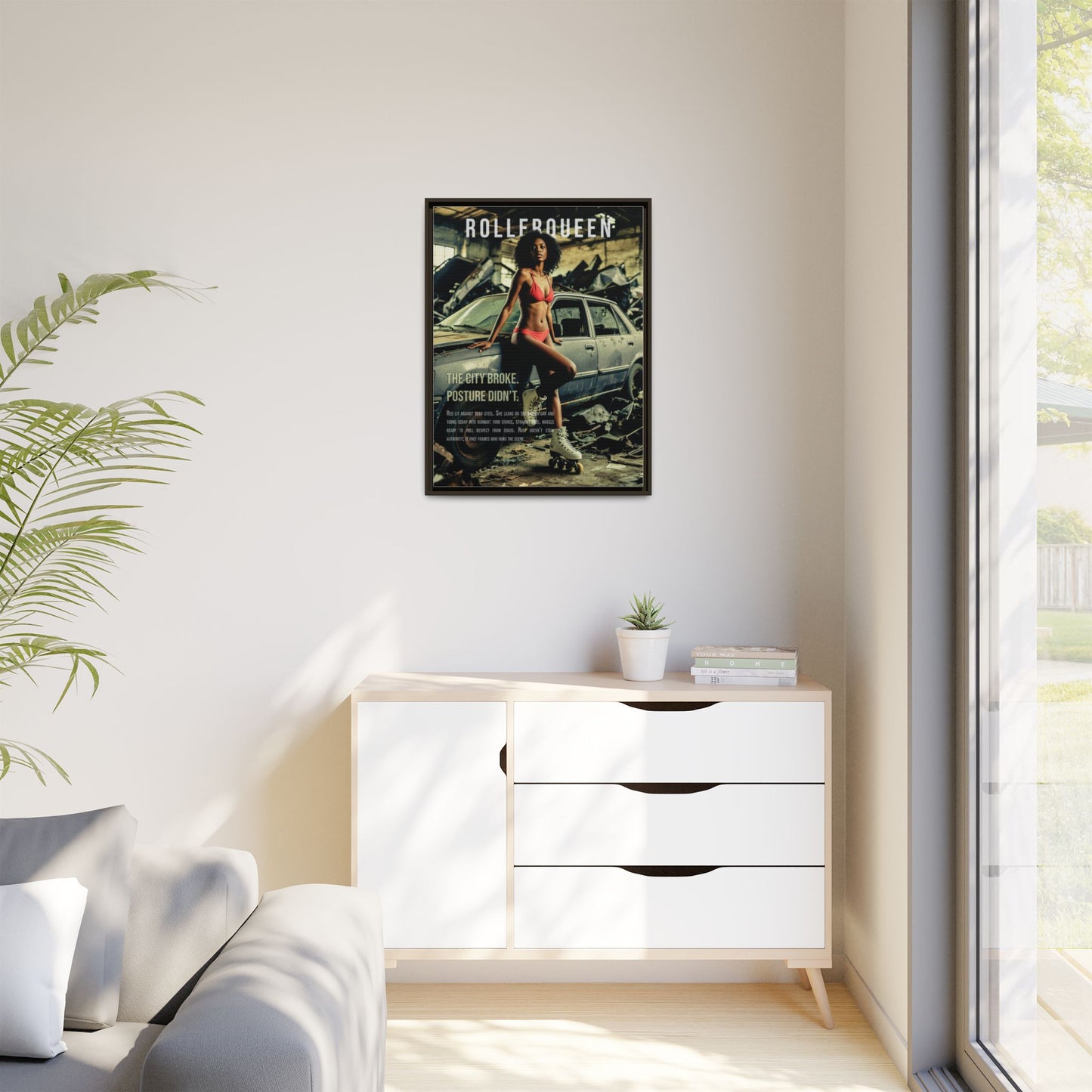 Urban Roller Queen Art Print, Graphic Wall Decor for Dance Lovers, Skate Culture Home Decor, Gift for Dancers and Athletes, Unique [...]