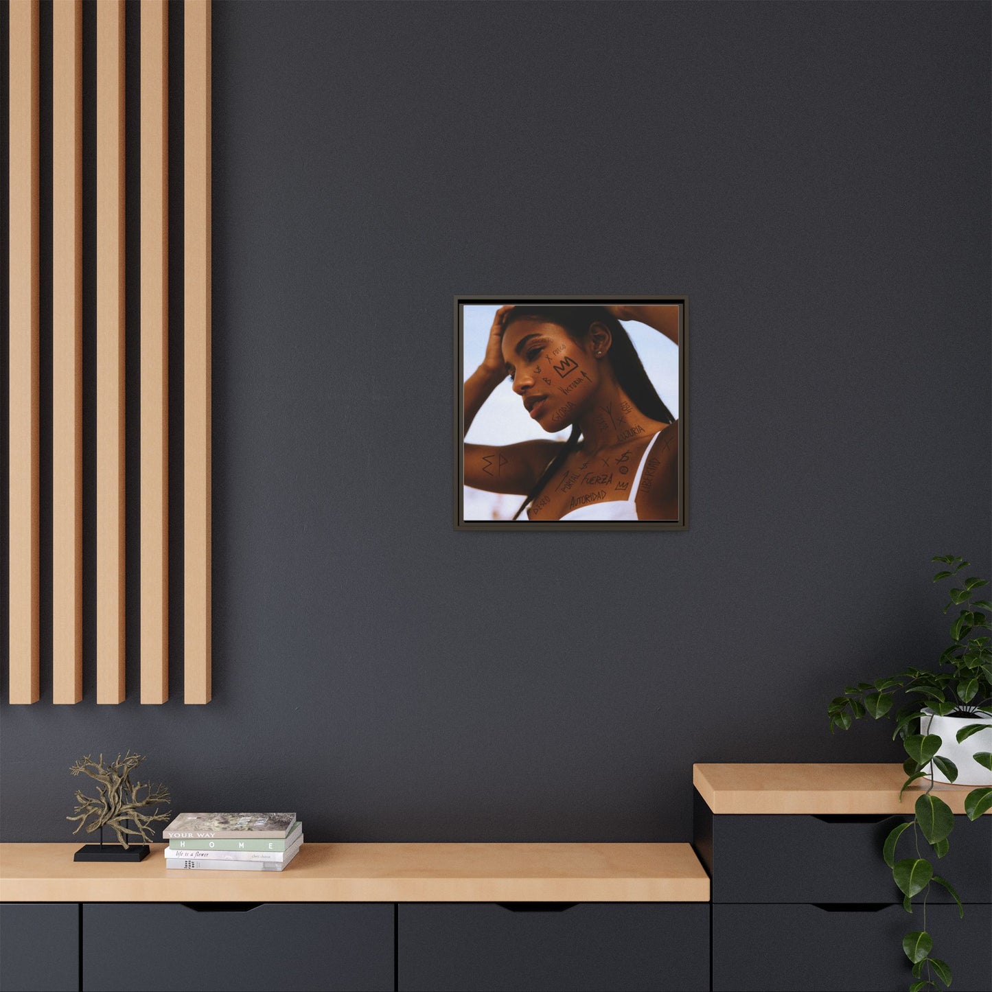Framed Art Print, Bohemian Home Decor, Ethnic Wall Art, Unique Gifts for Her, Modern Aesthetic Artwork, Inspirational Decor