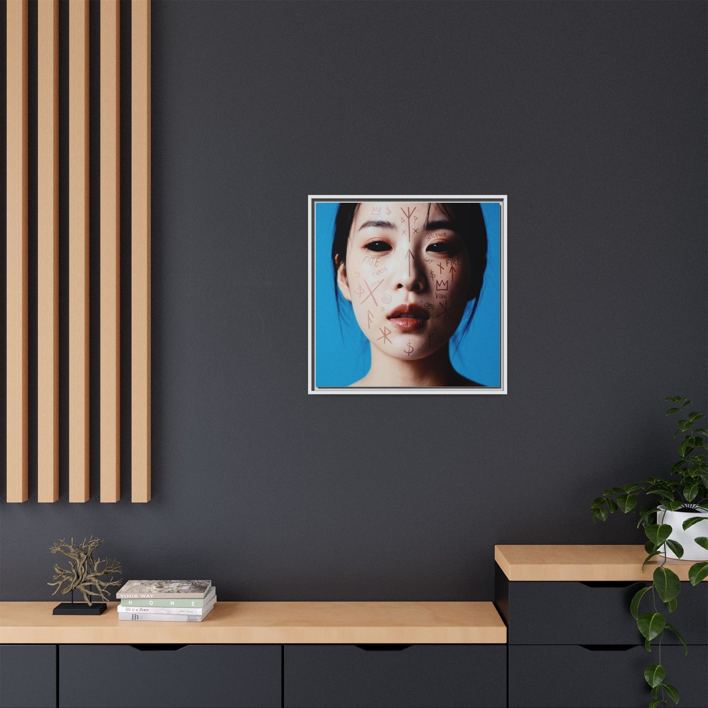 Framed Art Print, Modern Wall Decor, Abstract Home Decoration, Unique Gift Idea, Art for Living Room, Creative Wall Art