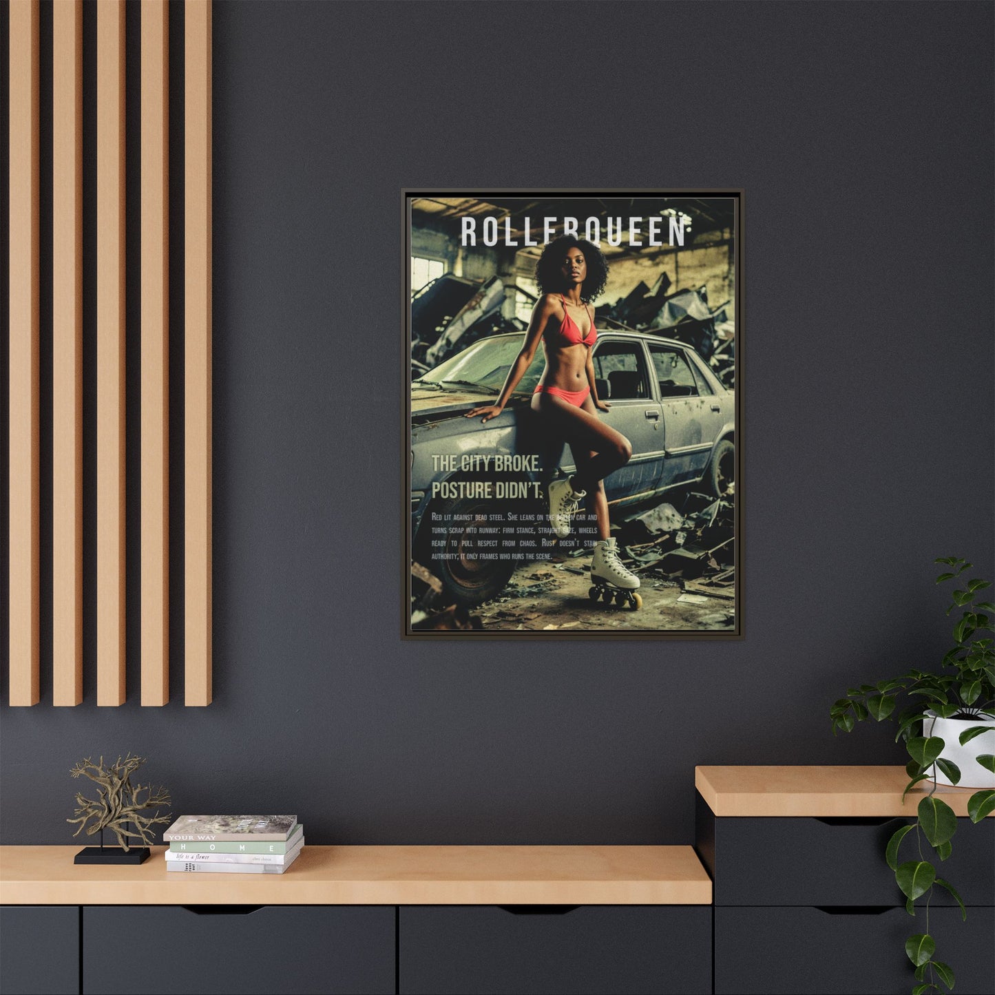 Urban Roller Queen Art Print, Graphic Wall Decor for Dance Lovers, Skate Culture Home Decor, Gift for Dancers and Athletes, Unique [...]