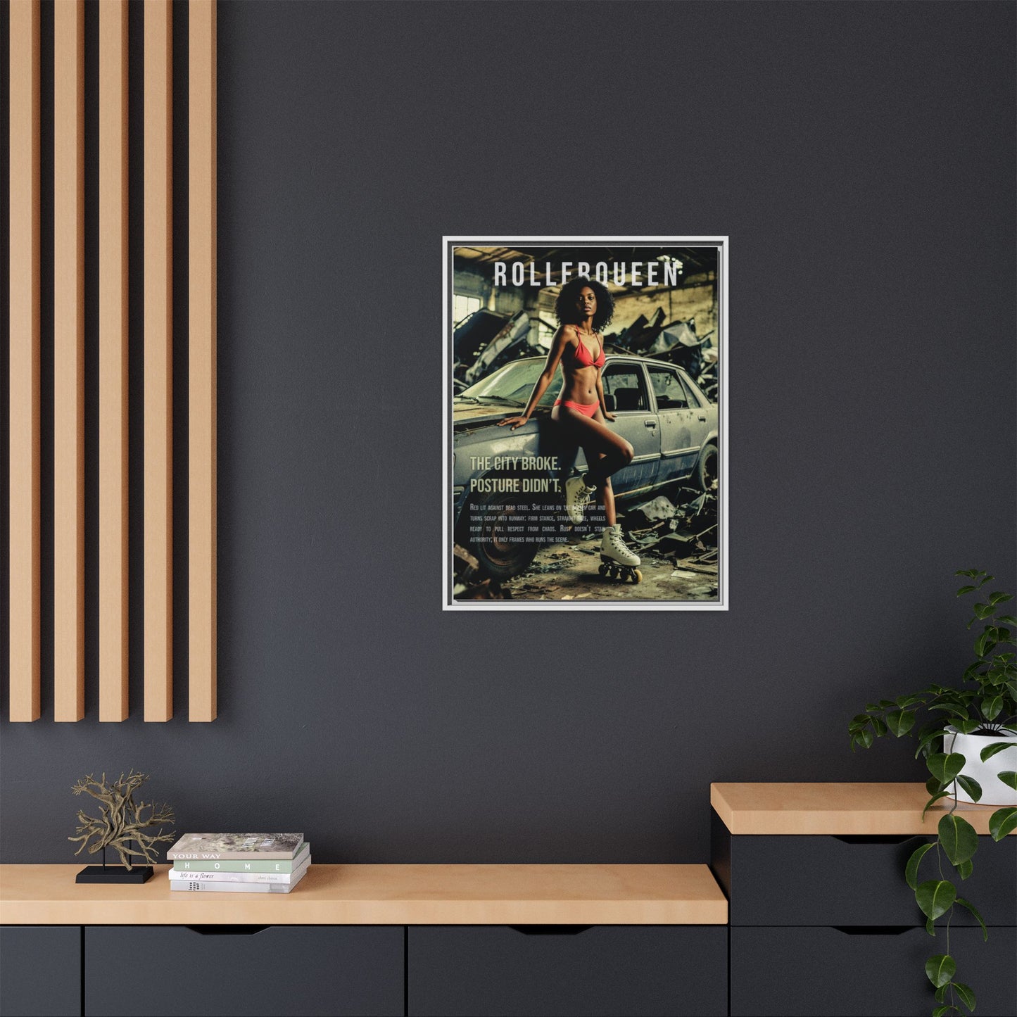 Urban Roller Queen Art Print, Graphic Wall Decor for Dance Lovers, Skate Culture Home Decor, Gift for Dancers and Athletes, Unique [...]