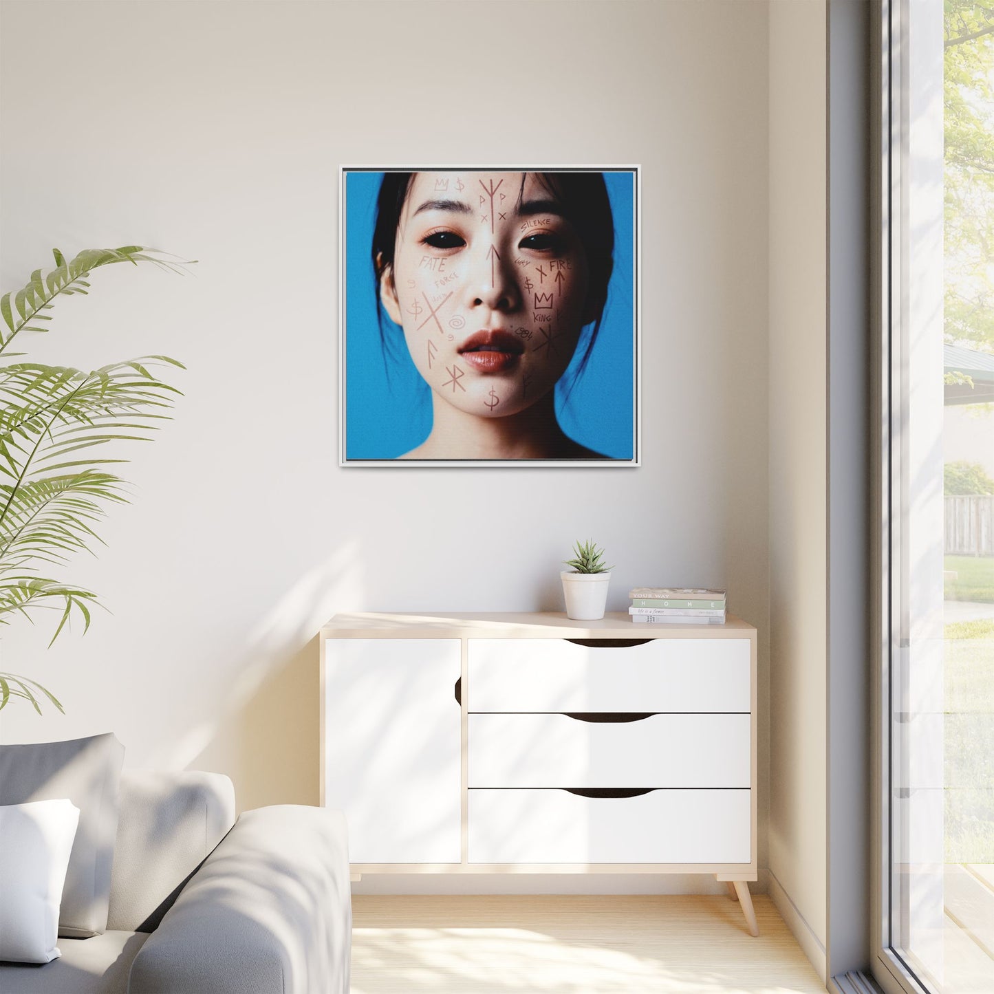 Framed Art Print, Modern Wall Decor, Abstract Home Decoration, Unique Gift Idea, Art for Living Room, Creative Wall Art