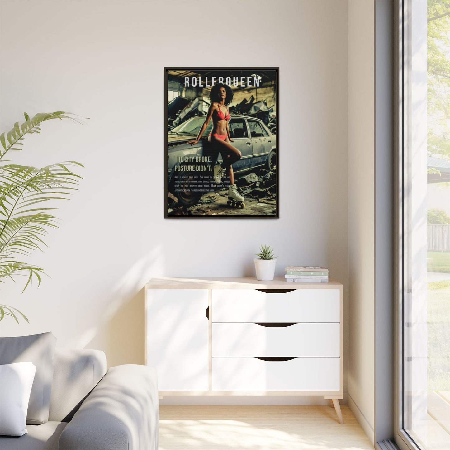 Urban Roller Queen Art Print, Graphic Wall Decor for Dance Lovers, Skate Culture Home Decor, Gift for Dancers and Athletes, Unique [...]