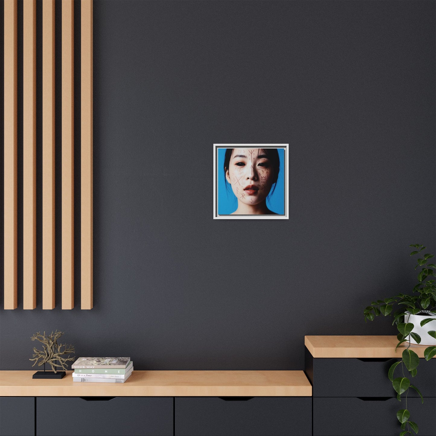 Framed Art Print, Modern Wall Decor, Abstract Home Decoration, Unique Gift Idea, Art for Living Room, Creative Wall Art