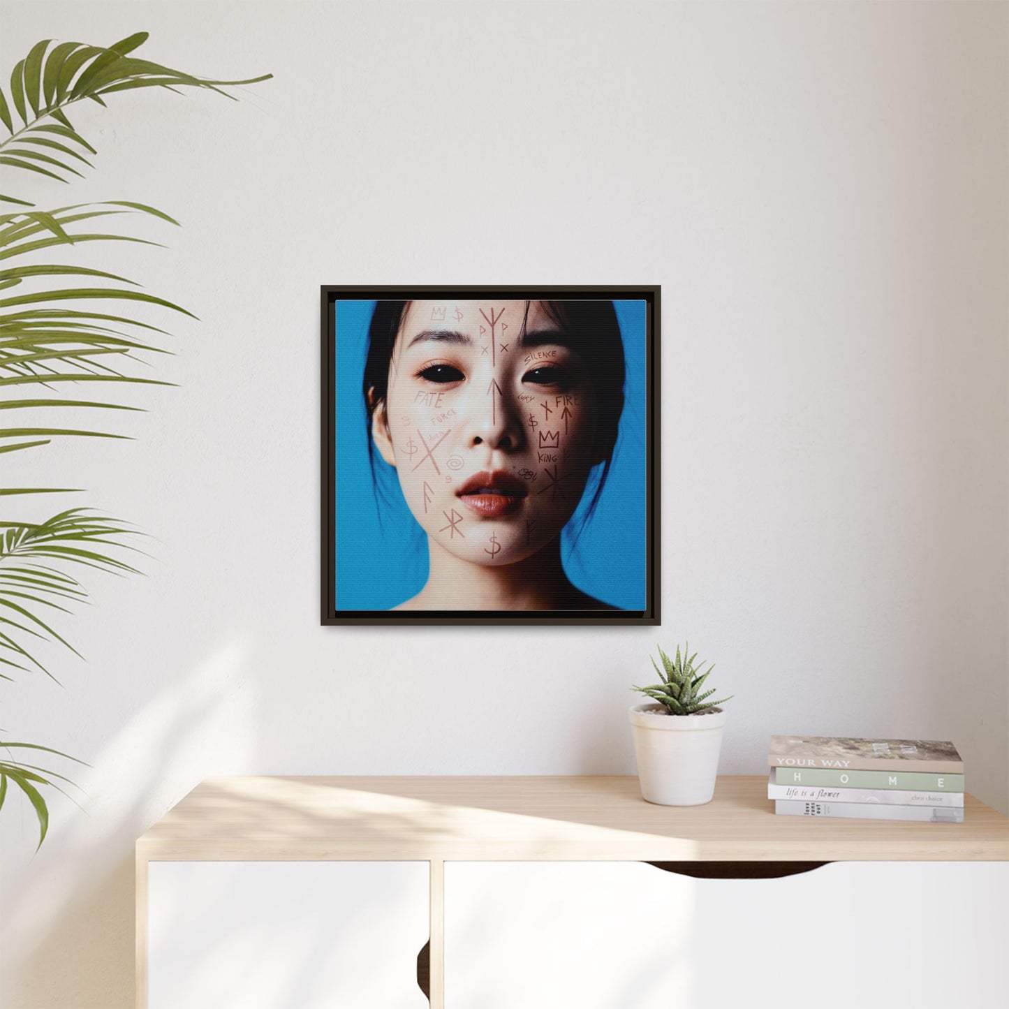 Framed Art Print, Modern Wall Decor, Abstract Home Decoration, Unique Gift Idea, Art for Living Room, Creative Wall Art