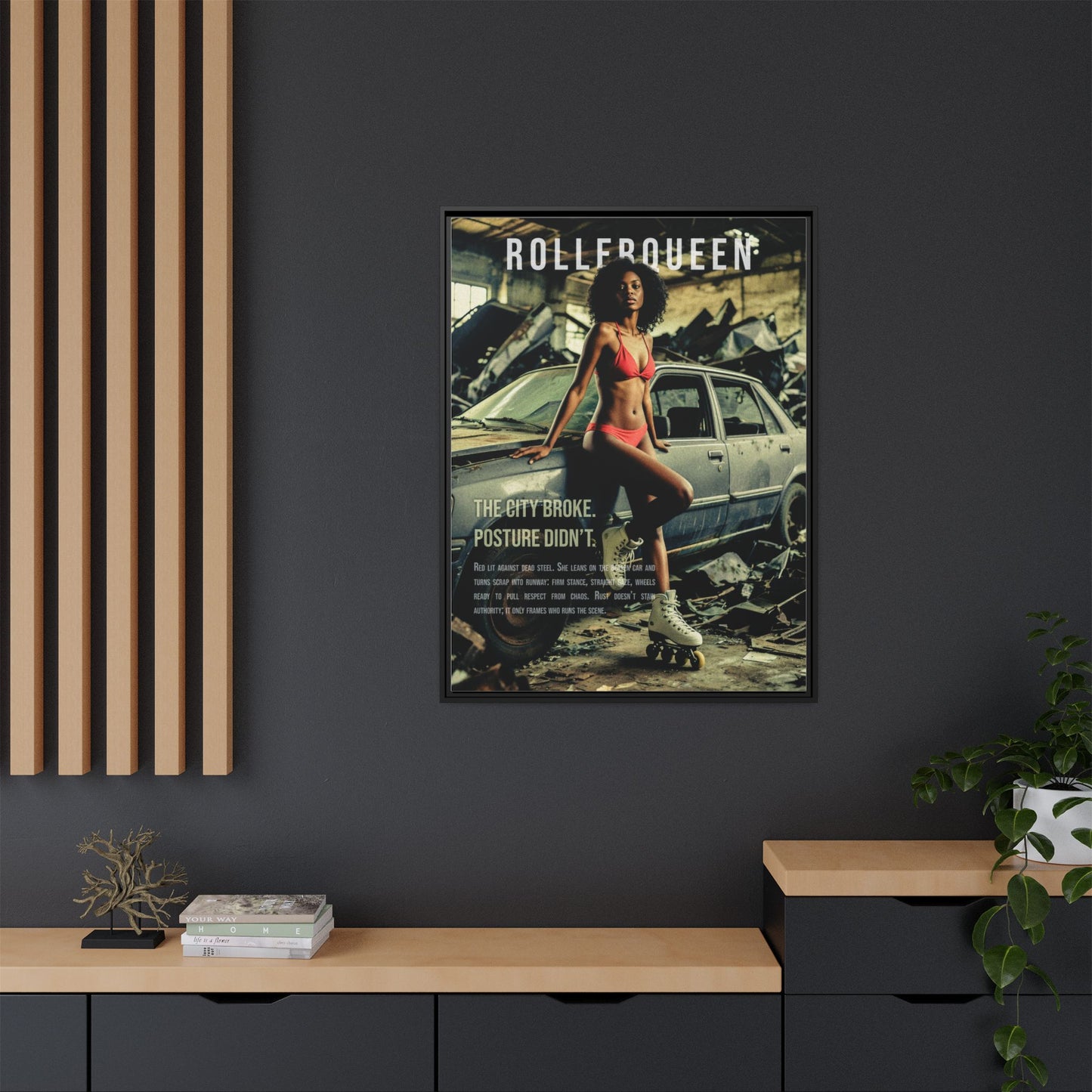 Urban Roller Queen Art Print, Graphic Wall Decor for Dance Lovers, Skate Culture Home Decor, Gift for Dancers and Athletes, Unique [...]