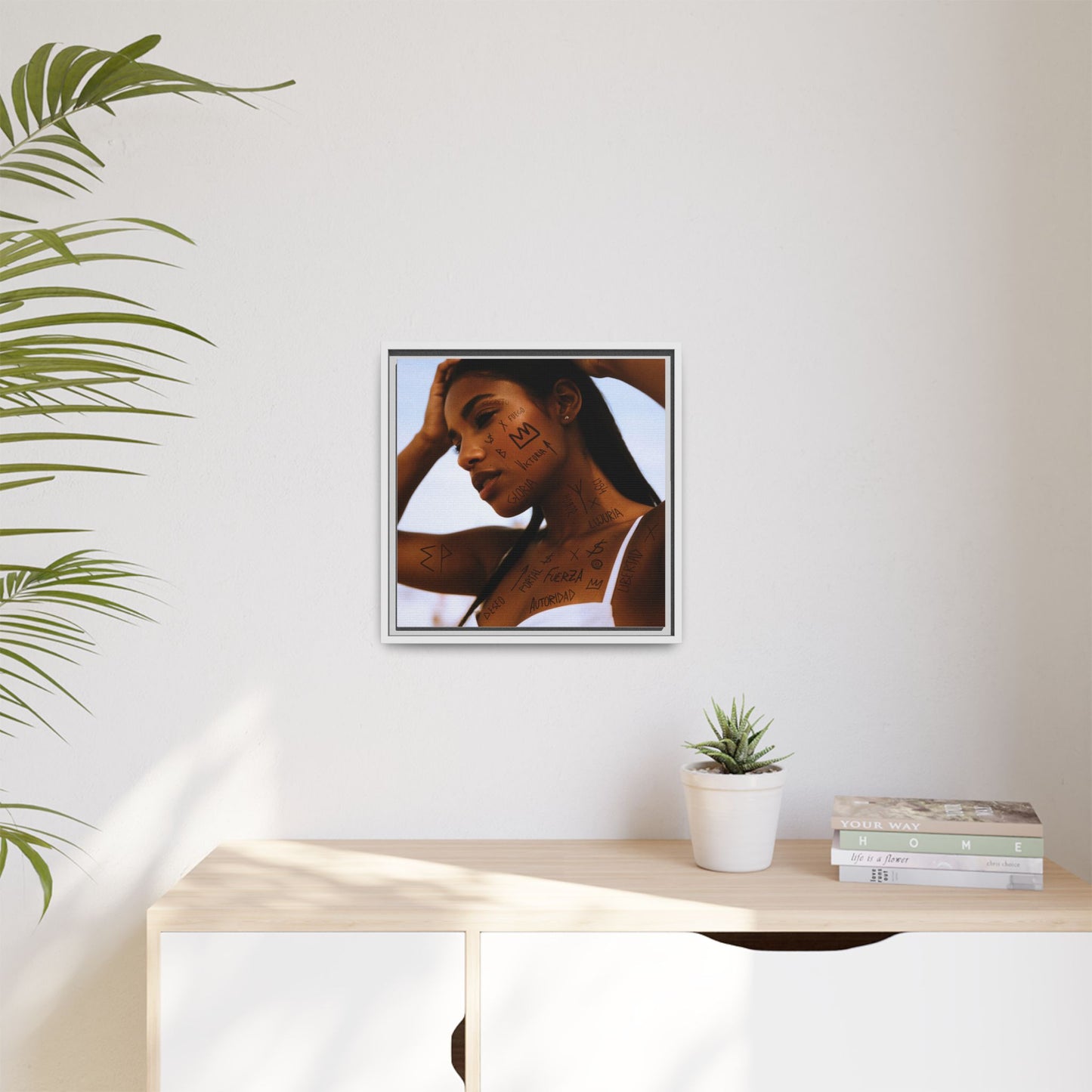 Framed Art Print, Bohemian Home Decor, Ethnic Wall Art, Unique Gifts for Her, Modern Aesthetic Artwork, Inspirational Decor