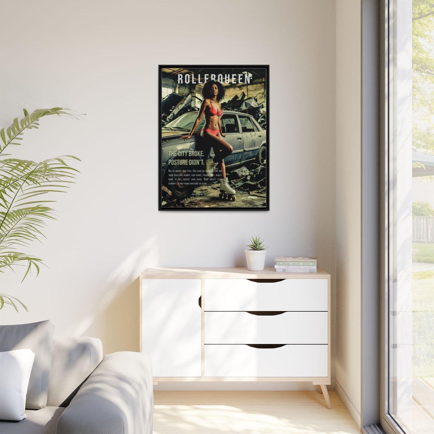 Urban Roller Queen Art Print, Graphic Wall Decor for Dance Lovers, Skate Culture Home Decor, Gift for Dancers and Athletes, Unique [...]