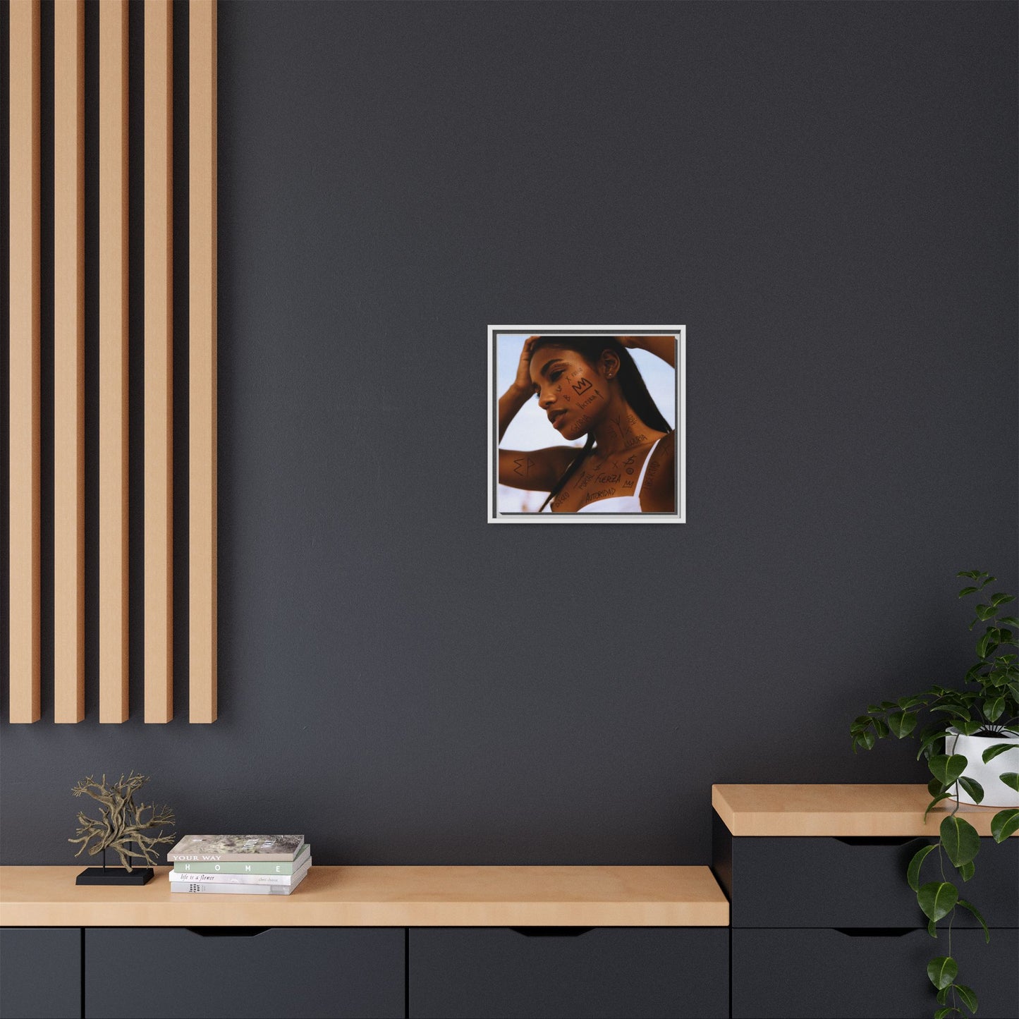 Framed Art Print, Bohemian Home Decor, Ethnic Wall Art, Unique Gifts for Her, Modern Aesthetic Artwork, Inspirational Decor