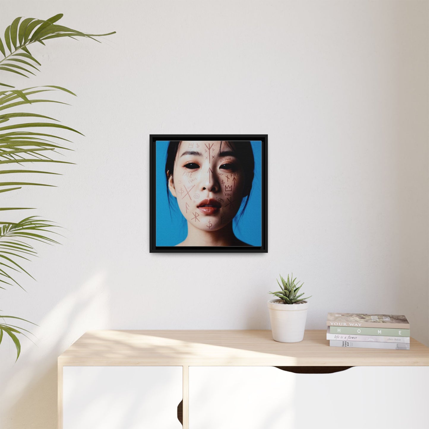 Framed Art Print, Modern Wall Decor, Abstract Home Decoration, Unique Gift Idea, Art for Living Room, Creative Wall Art