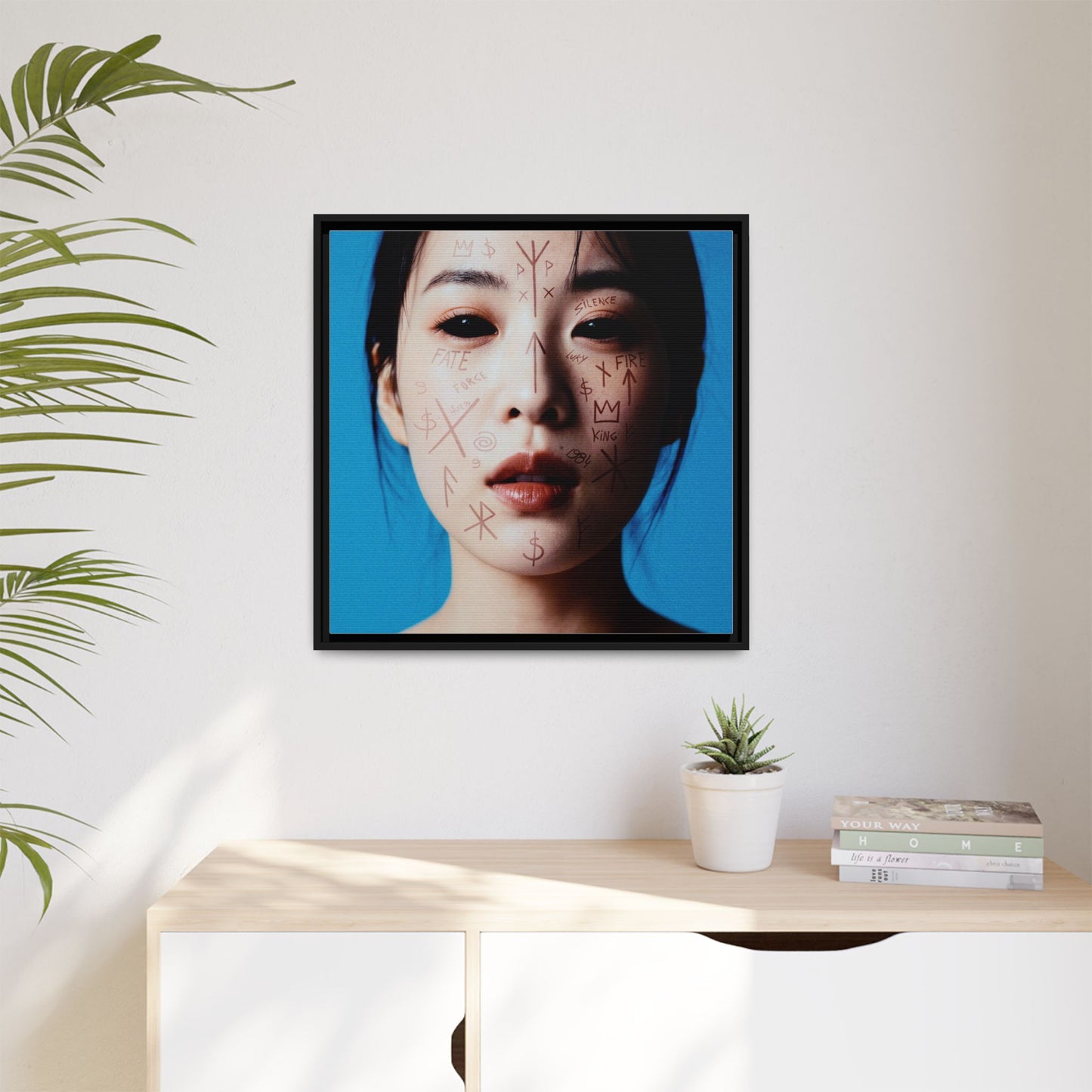 Framed Art Print, Modern Wall Decor, Abstract Home Decoration, Unique Gift Idea, Art for Living Room, Creative Wall Art