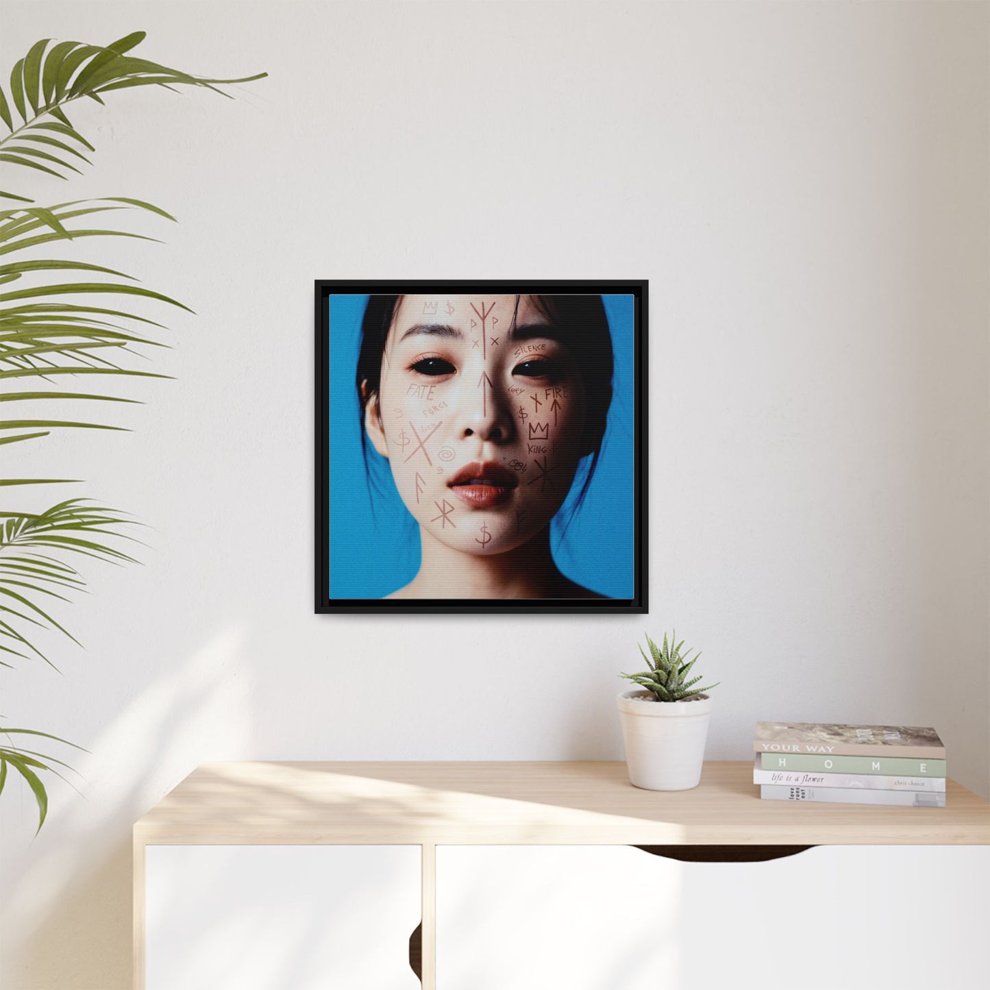 Framed Art Print, Modern Wall Decor, Abstract Home Decoration, Unique Gift Idea, Art for Living Room, Creative Wall Art