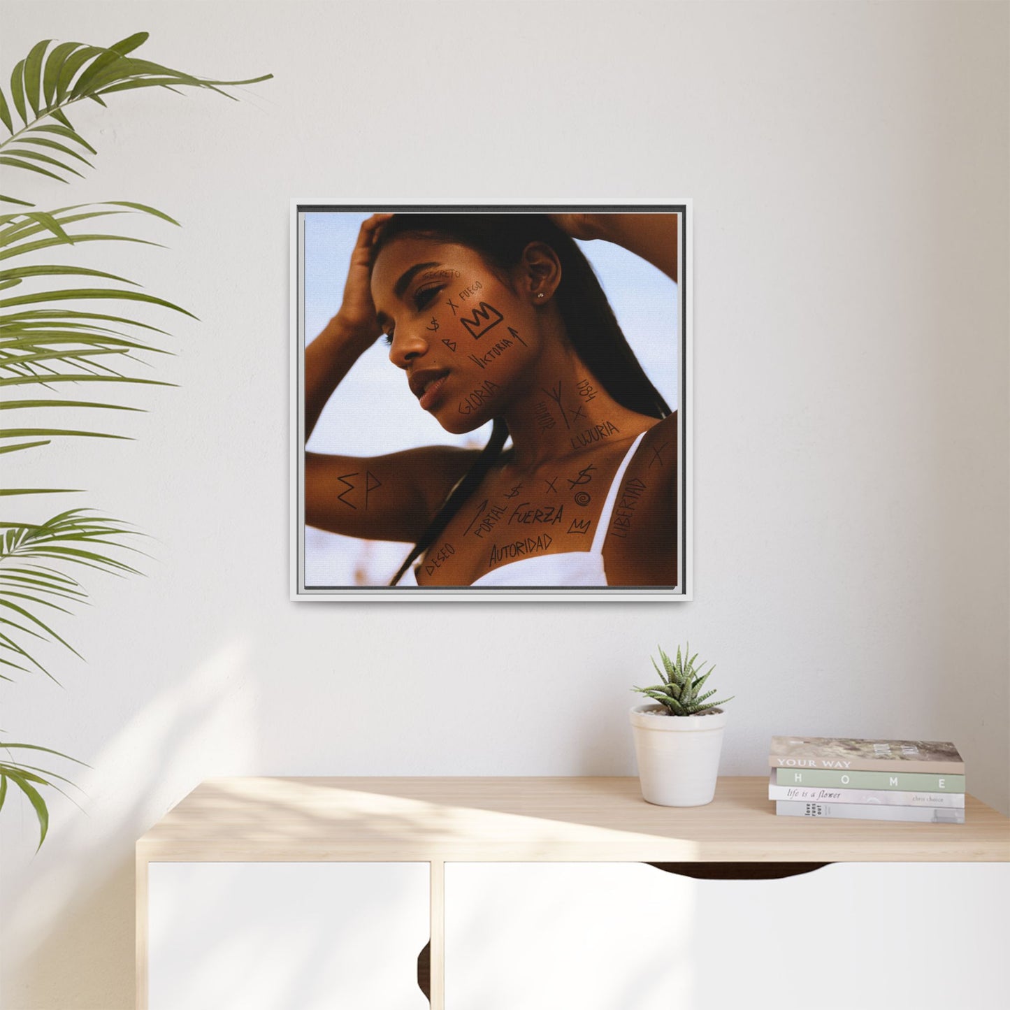 Framed Art Print, Bohemian Home Decor, Ethnic Wall Art, Unique Gifts for Her, Modern Aesthetic Artwork, Inspirational Decor