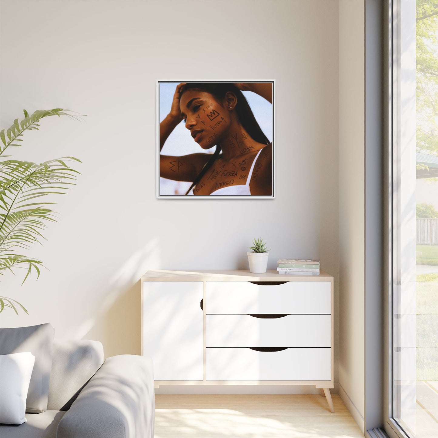Framed Art Print, Bohemian Home Decor, Ethnic Wall Art, Unique Gifts for Her, Modern Aesthetic Artwork, Inspirational Decor