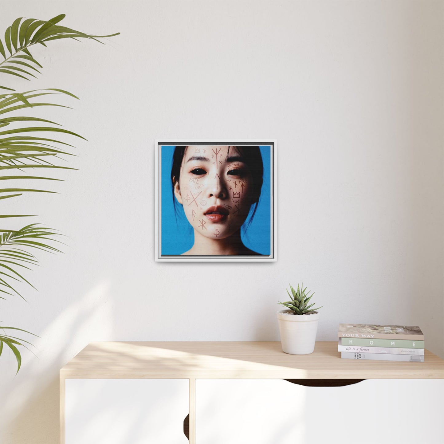 Framed Art Print, Modern Wall Decor, Abstract Home Decoration, Unique Gift Idea, Art for Living Room, Creative Wall Art