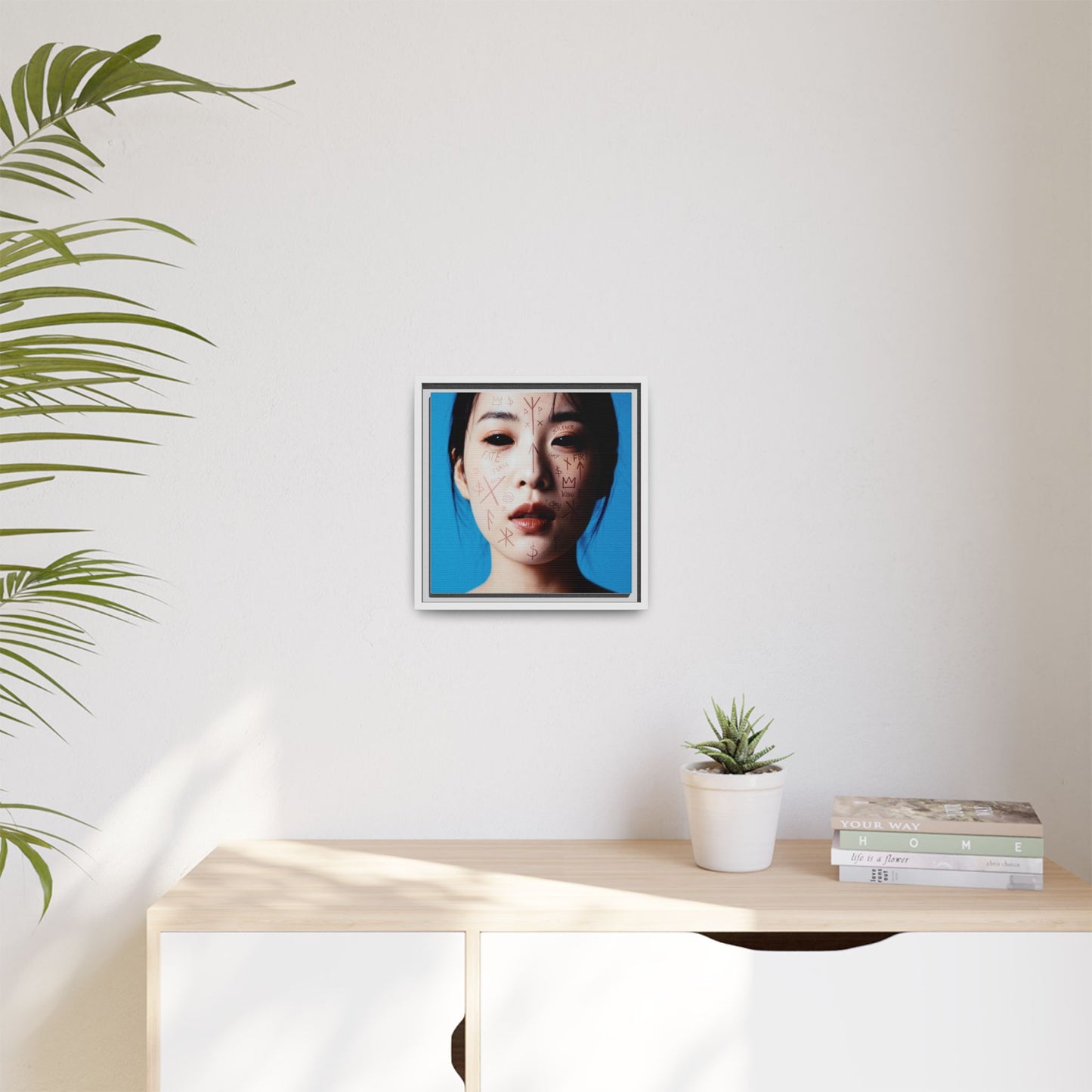 Framed Art Print, Modern Wall Decor, Abstract Home Decoration, Unique Gift Idea, Art for Living Room, Creative Wall Art