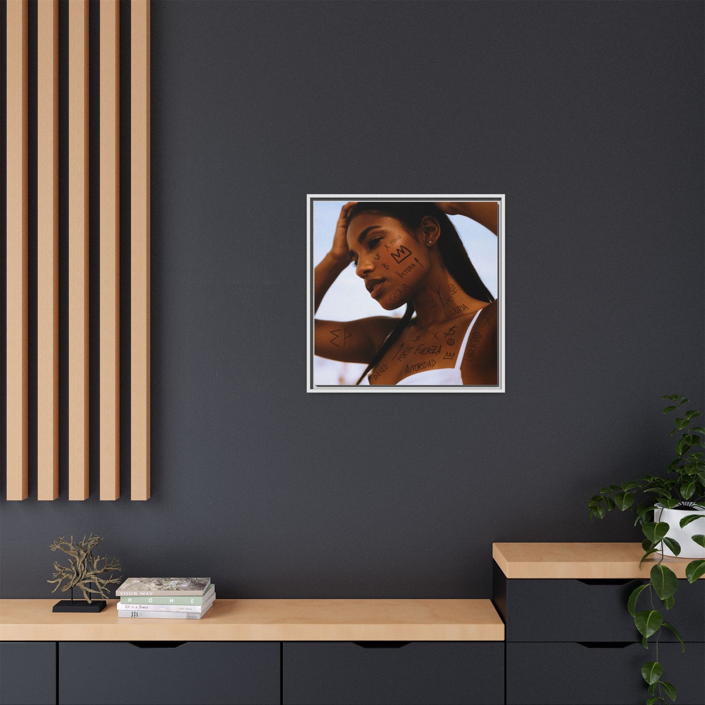 Framed Art Print, Bohemian Home Decor, Ethnic Wall Art, Unique Gifts for Her, Modern Aesthetic Artwork, Inspirational Decor