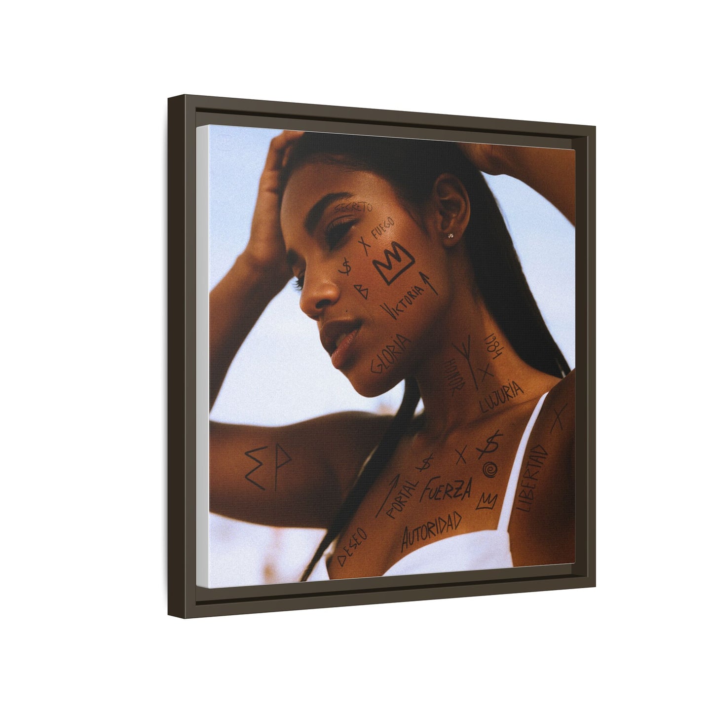 Framed Art Print, Bohemian Home Decor, Ethnic Wall Art, Unique Gifts for Her, Modern Aesthetic Artwork, Inspirational Decor